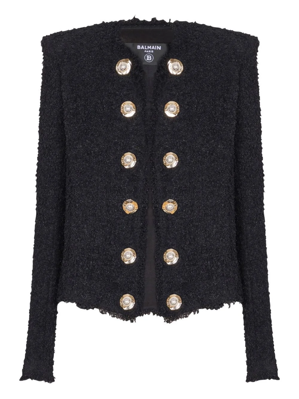 Balmain Women Tweed Short Jacket - 1