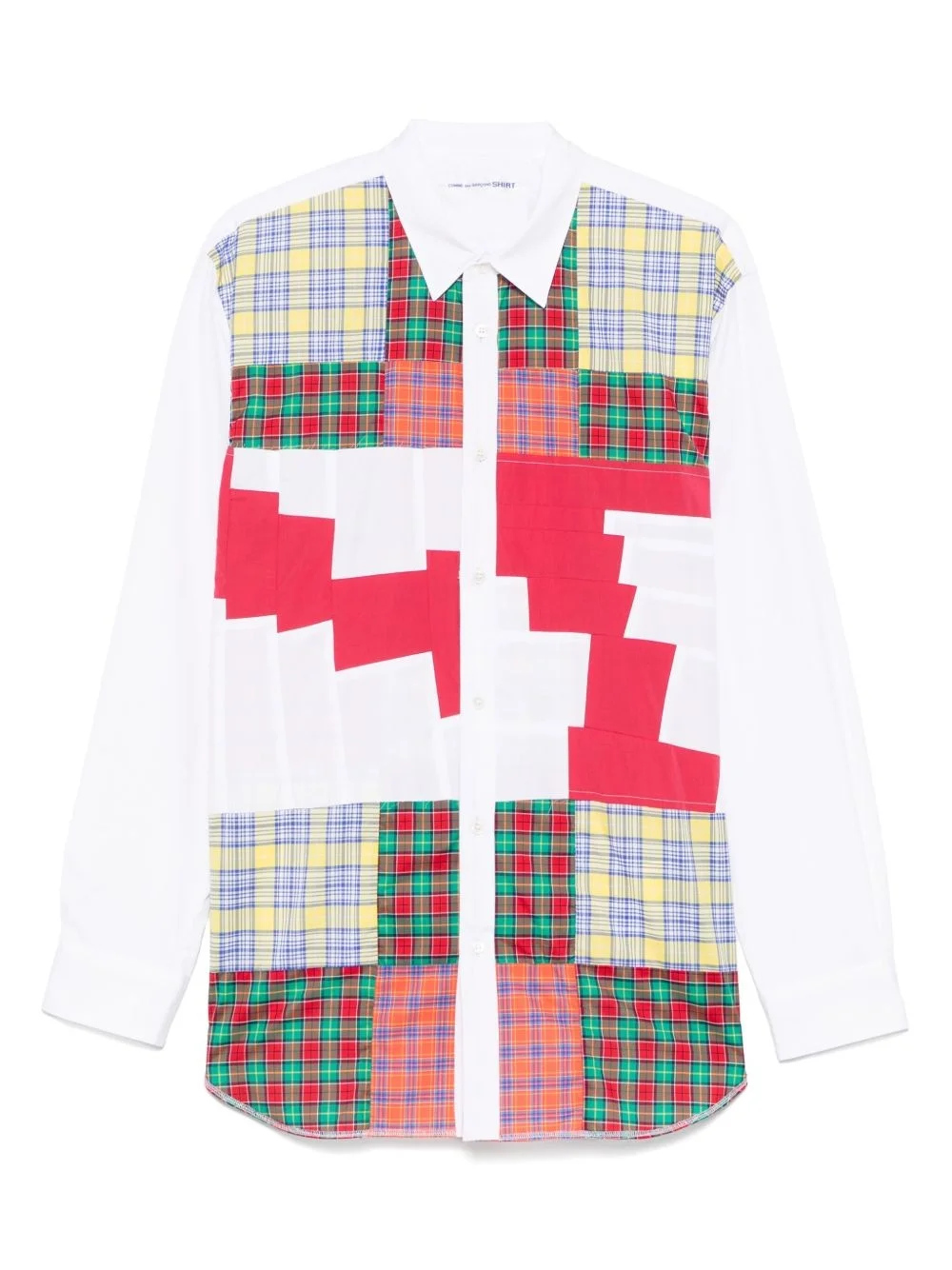patchwork shirt - 1