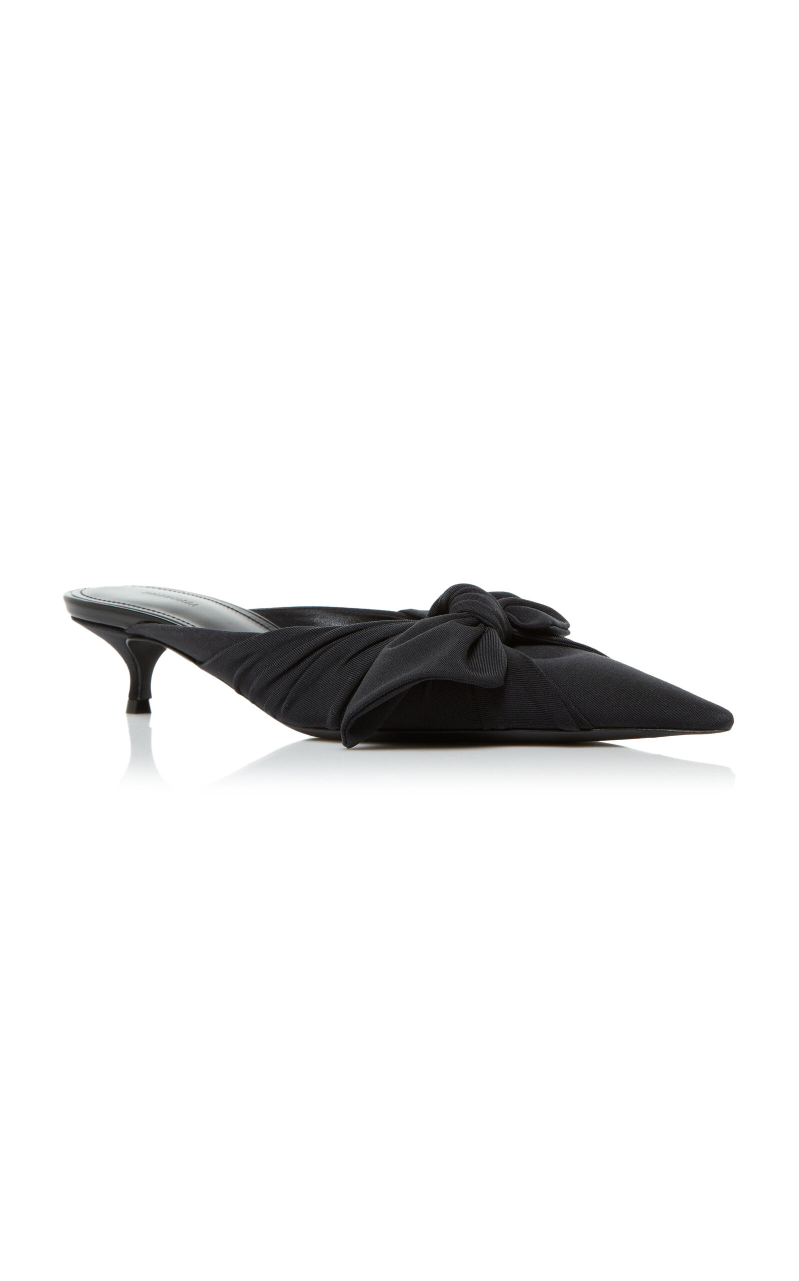 Knife Knot Cupro Mules black - 3