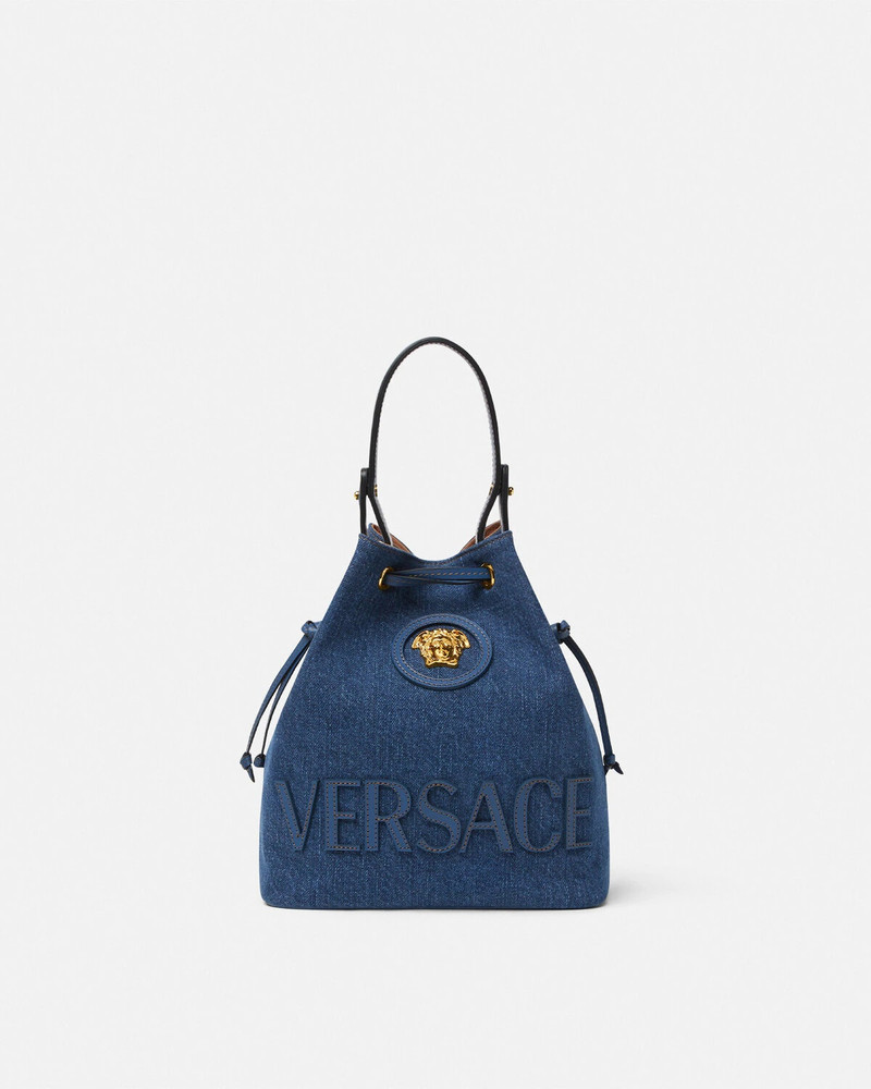 La Medusa Denim Bucket Bag 1