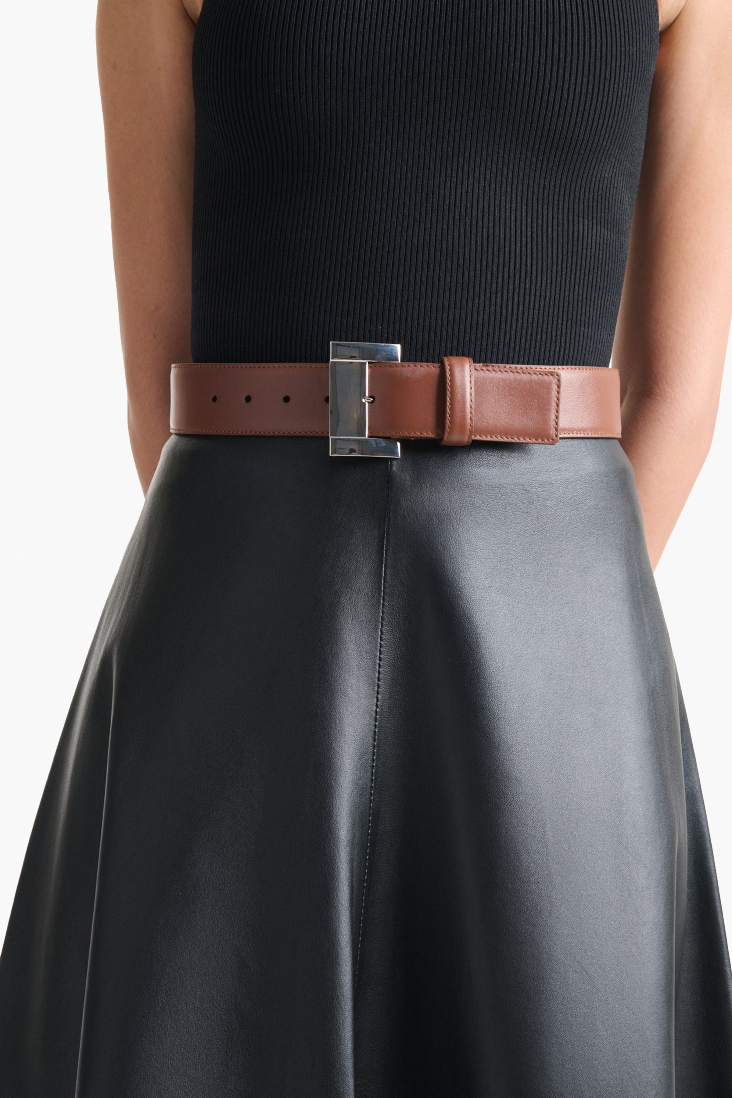 RECTANGULAR BUCKLE BELT - 2