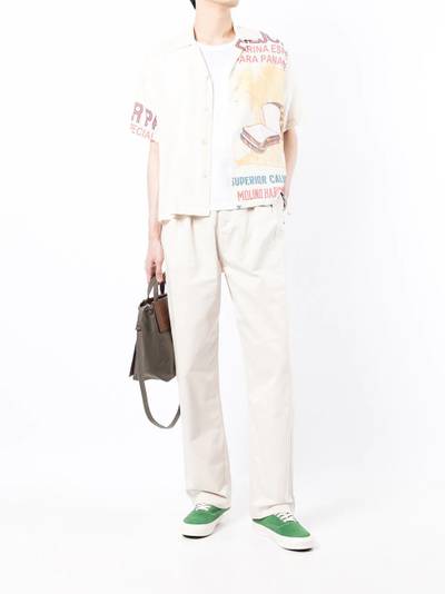 Maison Kitsuné Oly Sailor gabardine trousers outlook