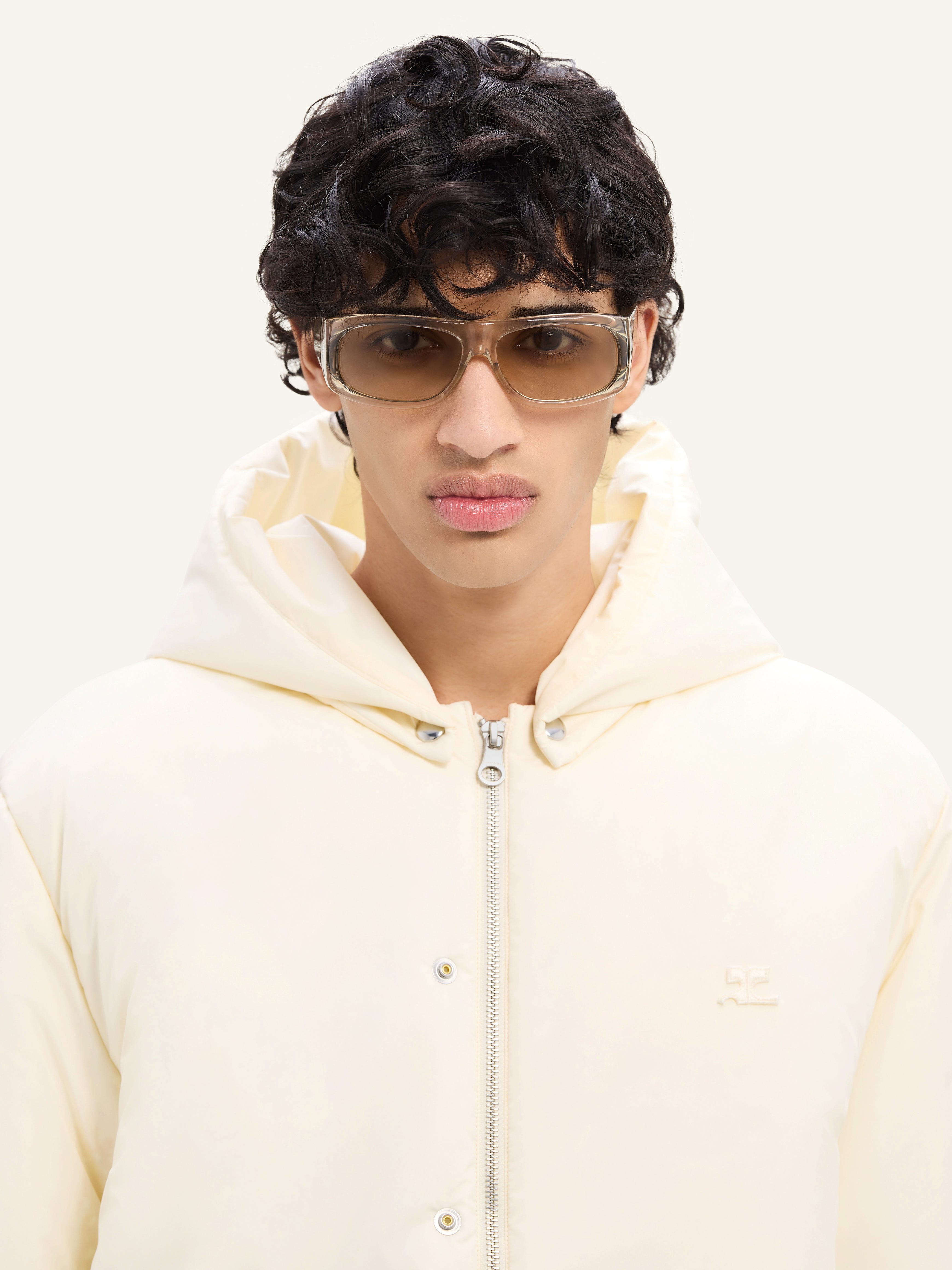 NYLON HOODED PUFFER JACKET - 6