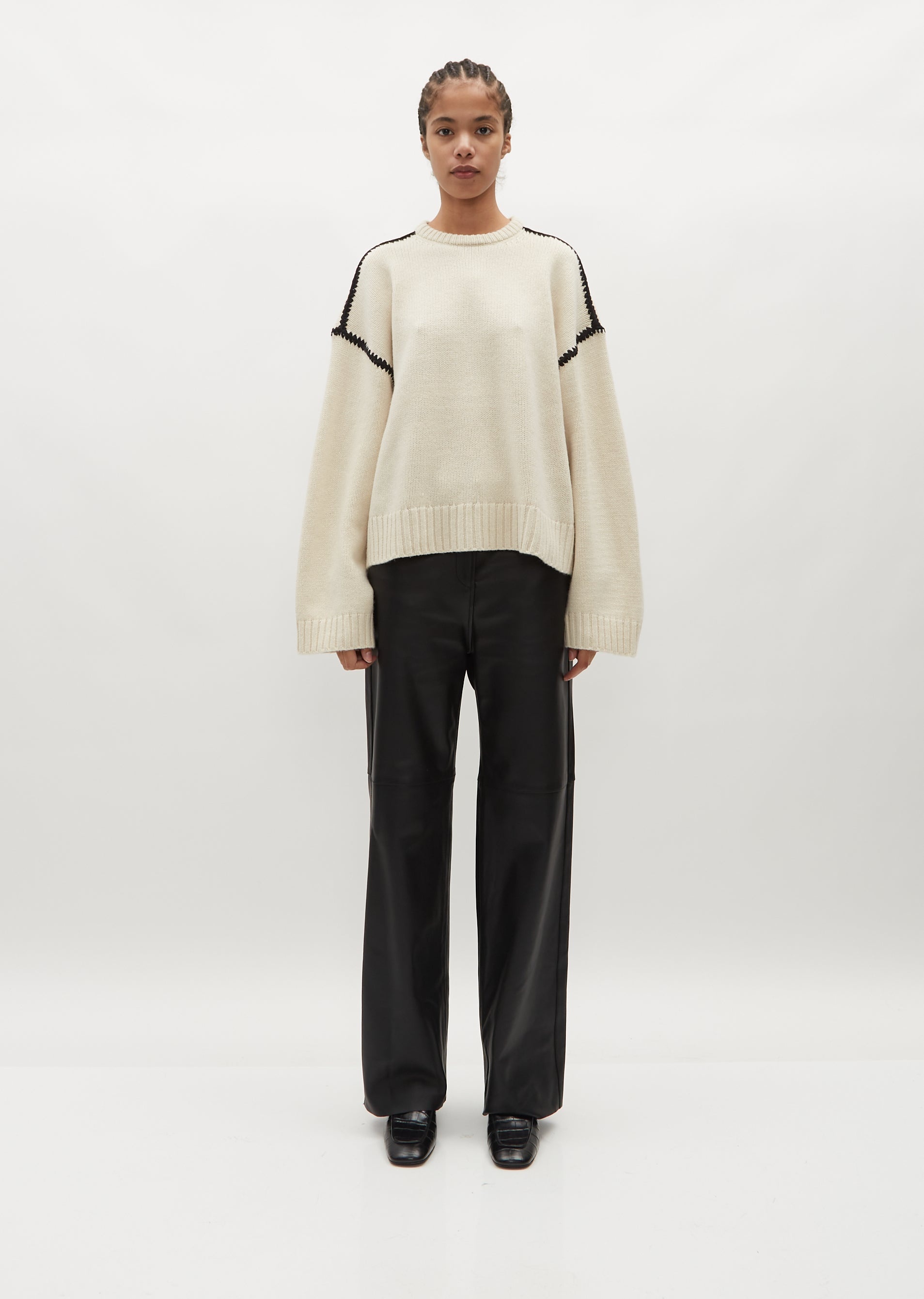 Embroidered Wool Cashmere Knit - 2