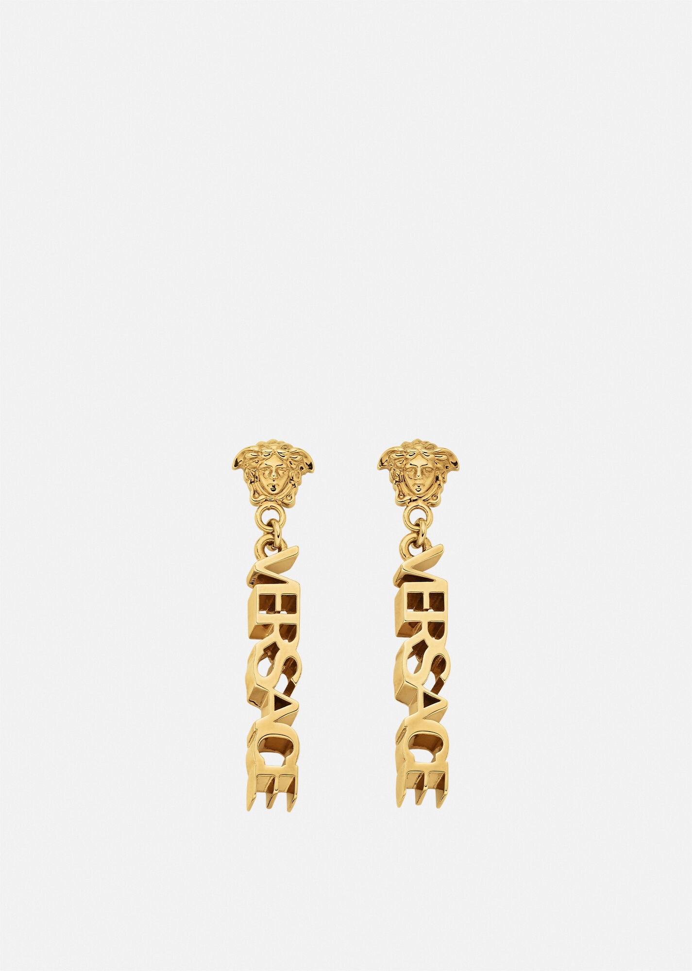 Logo Drop Earrings - 1