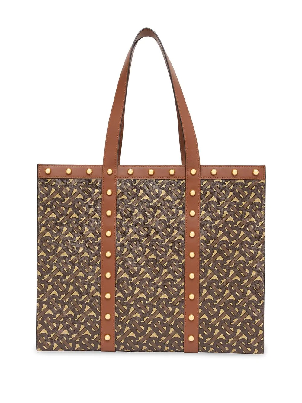 Monogram print tote - 3