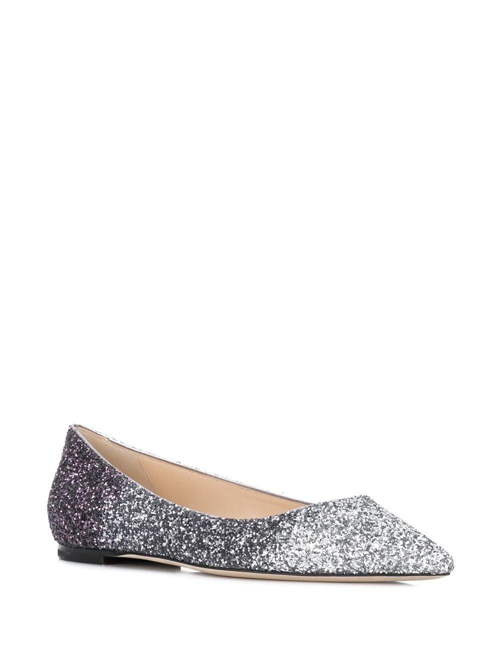 Romy glitter-embellished ballerina shoes - 2