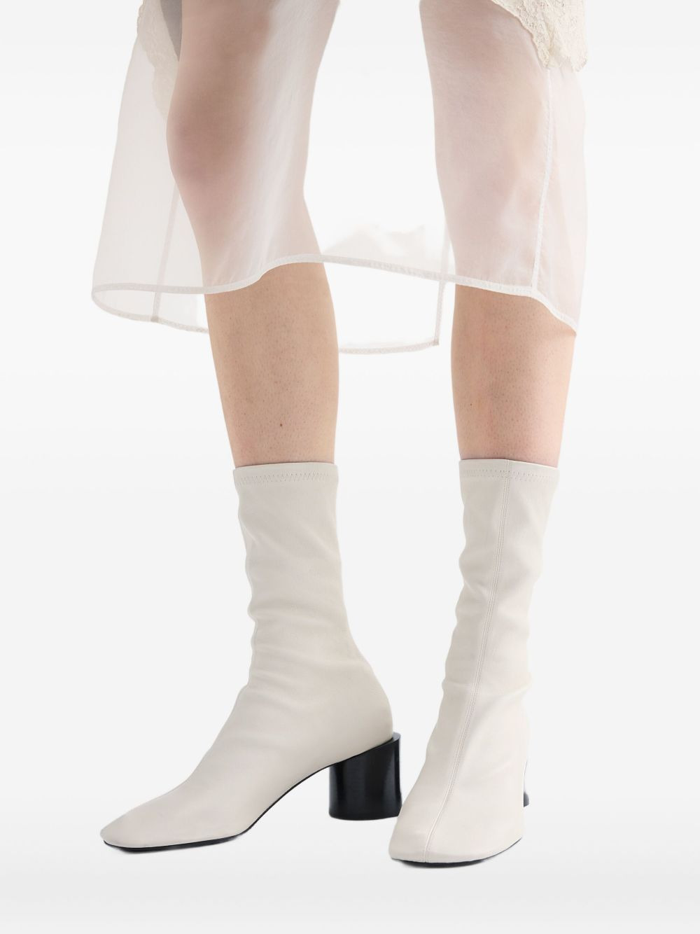 block-heel ankle boots - 4