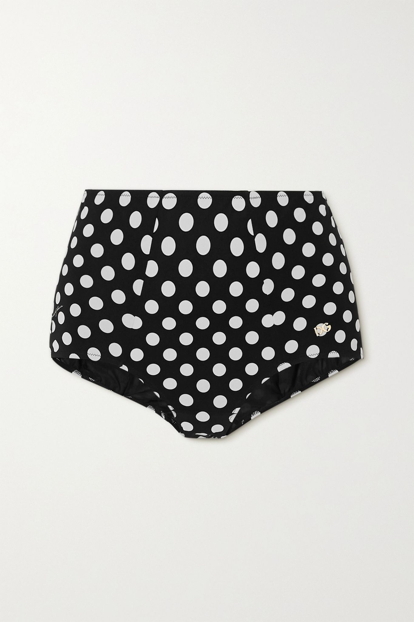 Polka-dot bikini briefs - 1