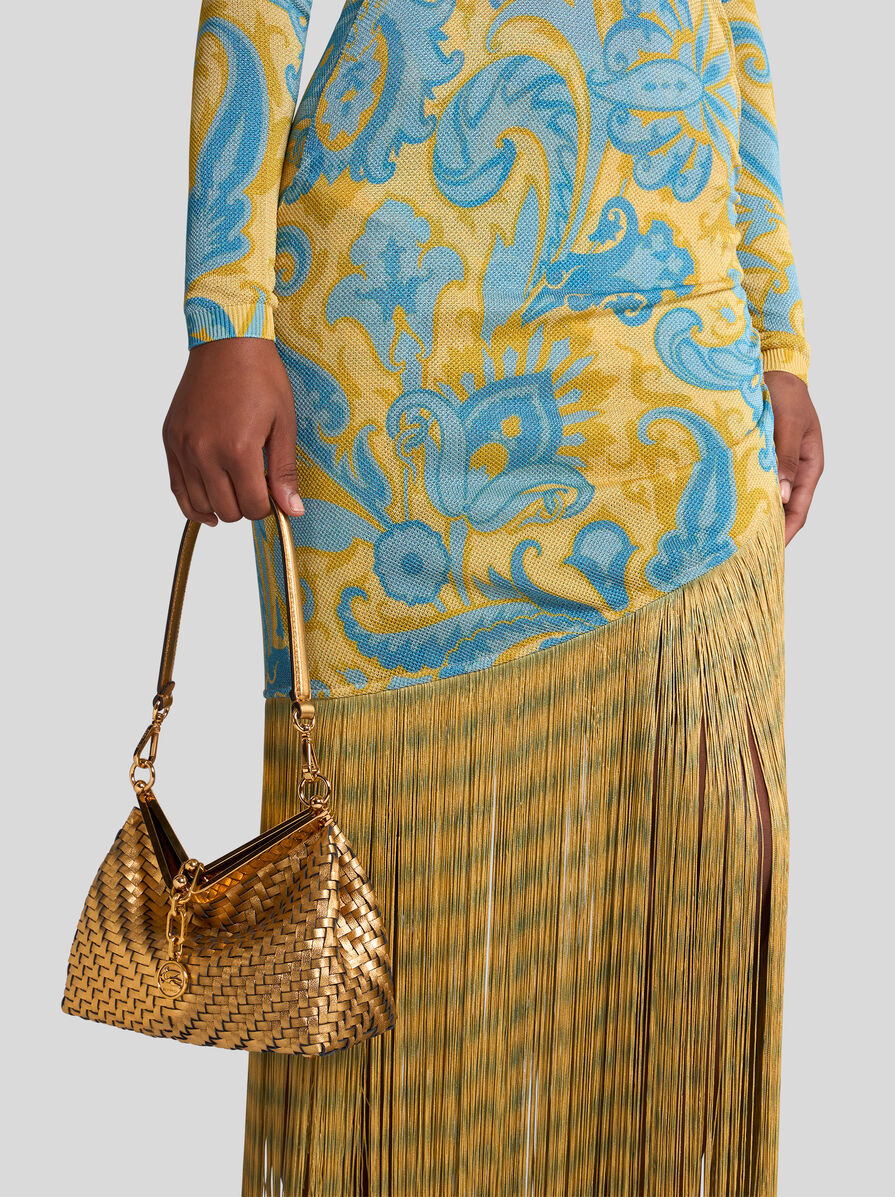 SMALL METALLIC VELA BAG - 2