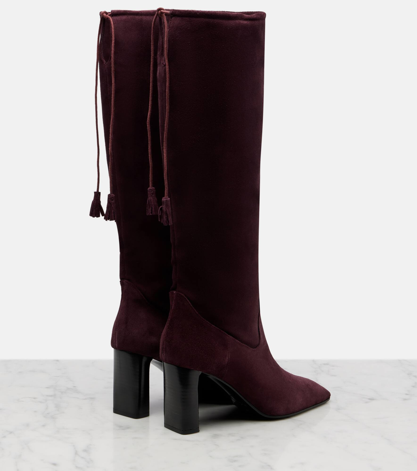 75 suede knee-high boots - 2
