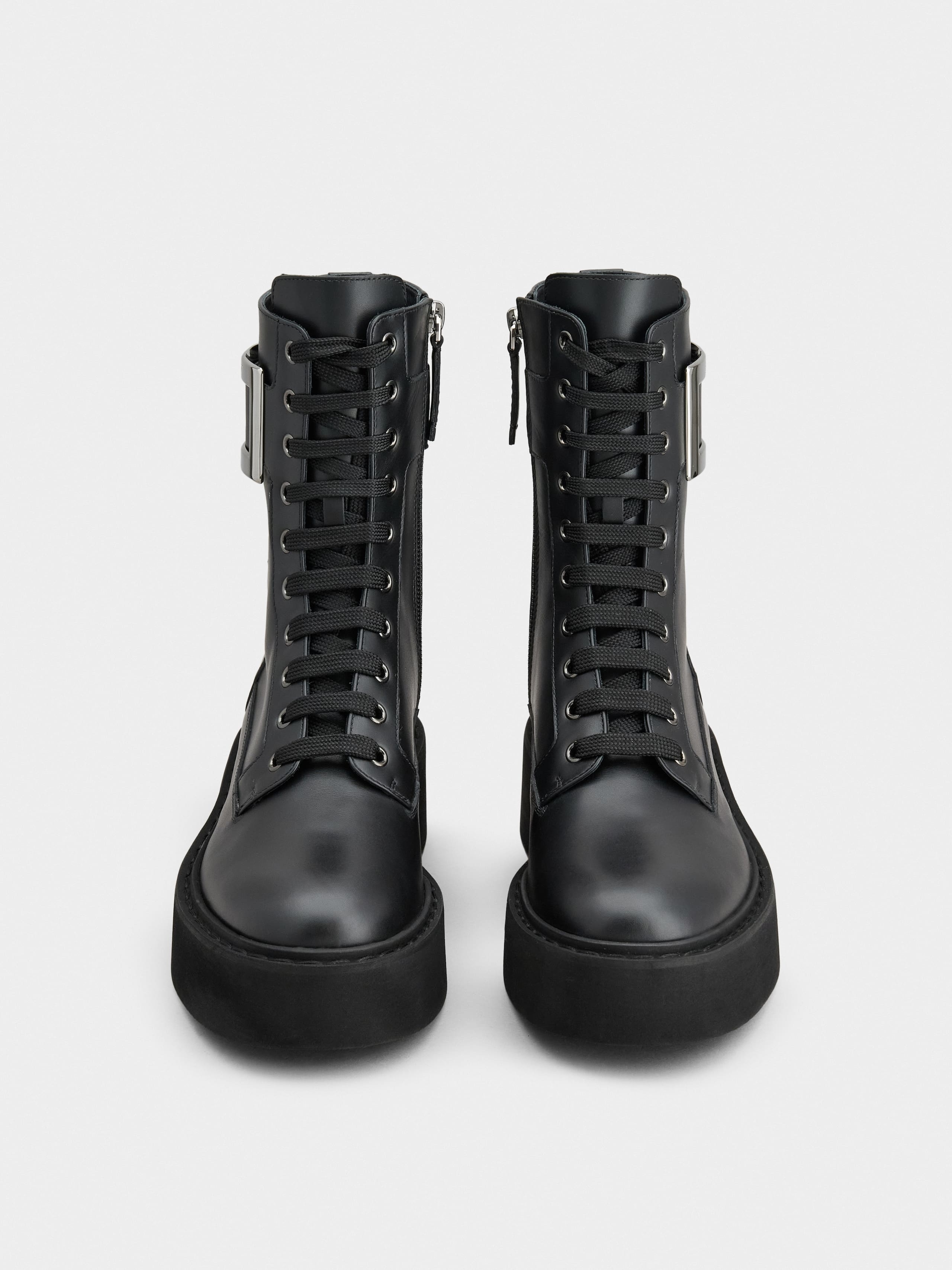 Viv' Rangers Combat Boots in leather - 7
