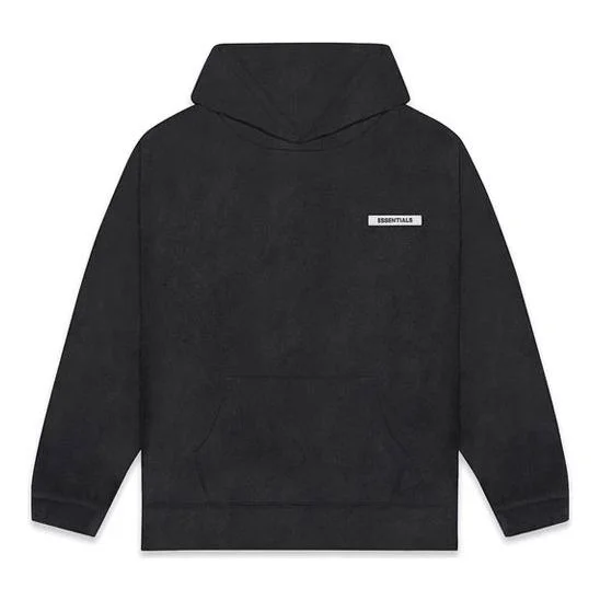 Fear of God Essentials FW20 Polar Fleece Hoodie 'Black' FOG-FW20-338 - 1