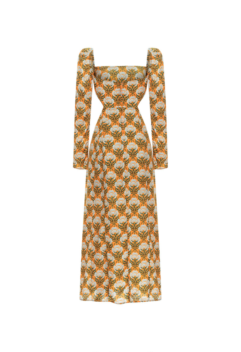 Cuarzo Semilla Otoño Maxi Dress 3