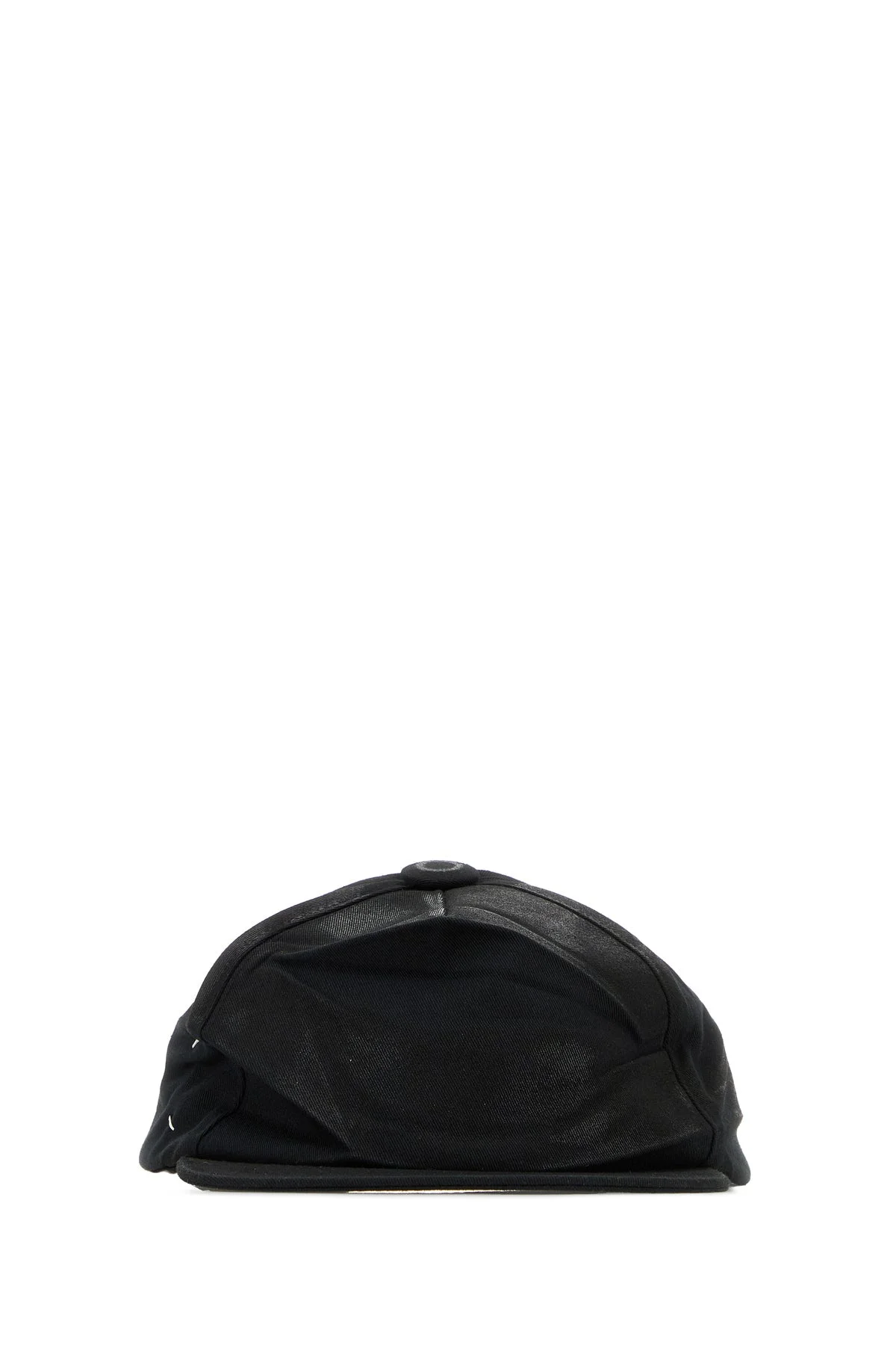 Black cotton baseball cap - 1