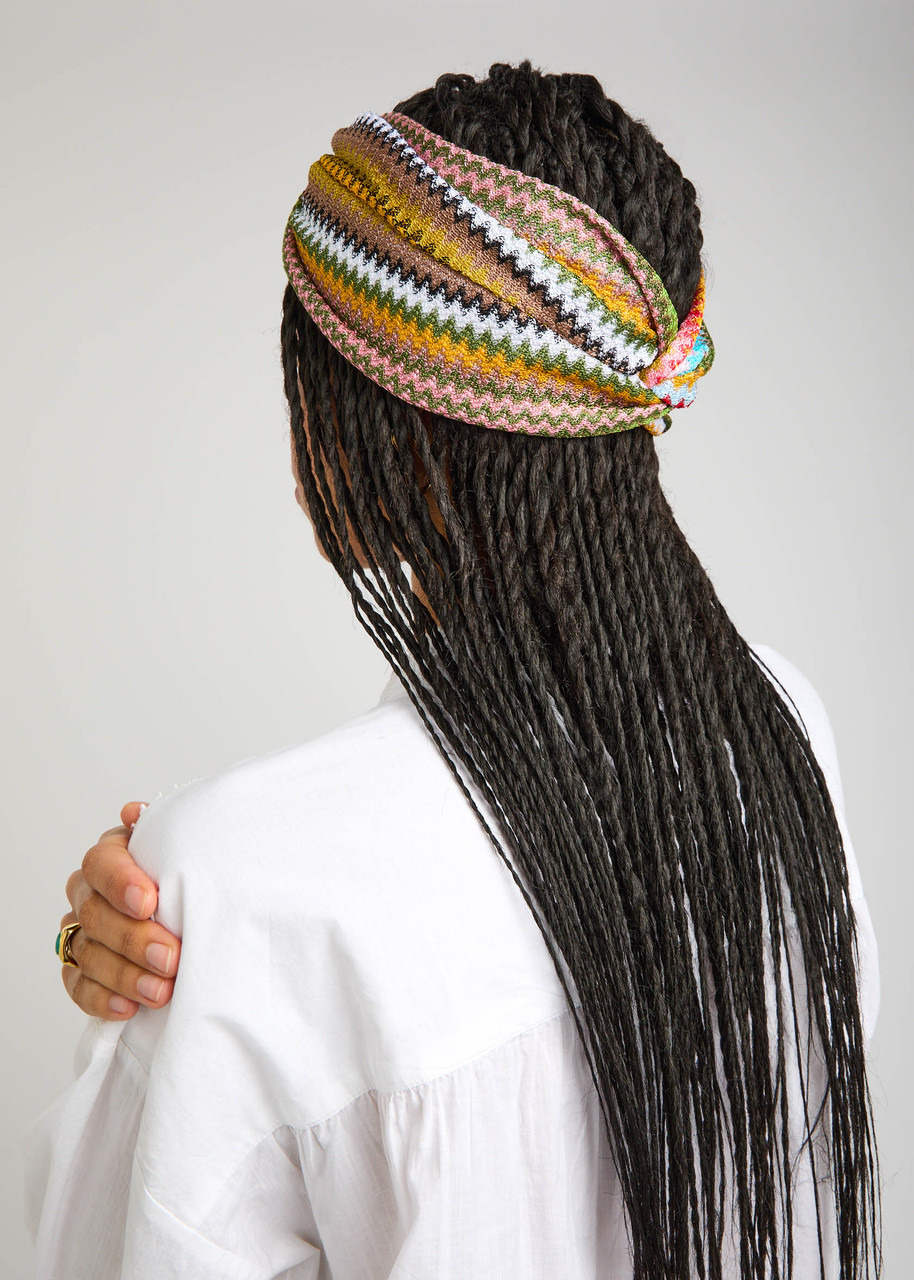 Missoni Zigzag-intarsia Knitted Headband - 2