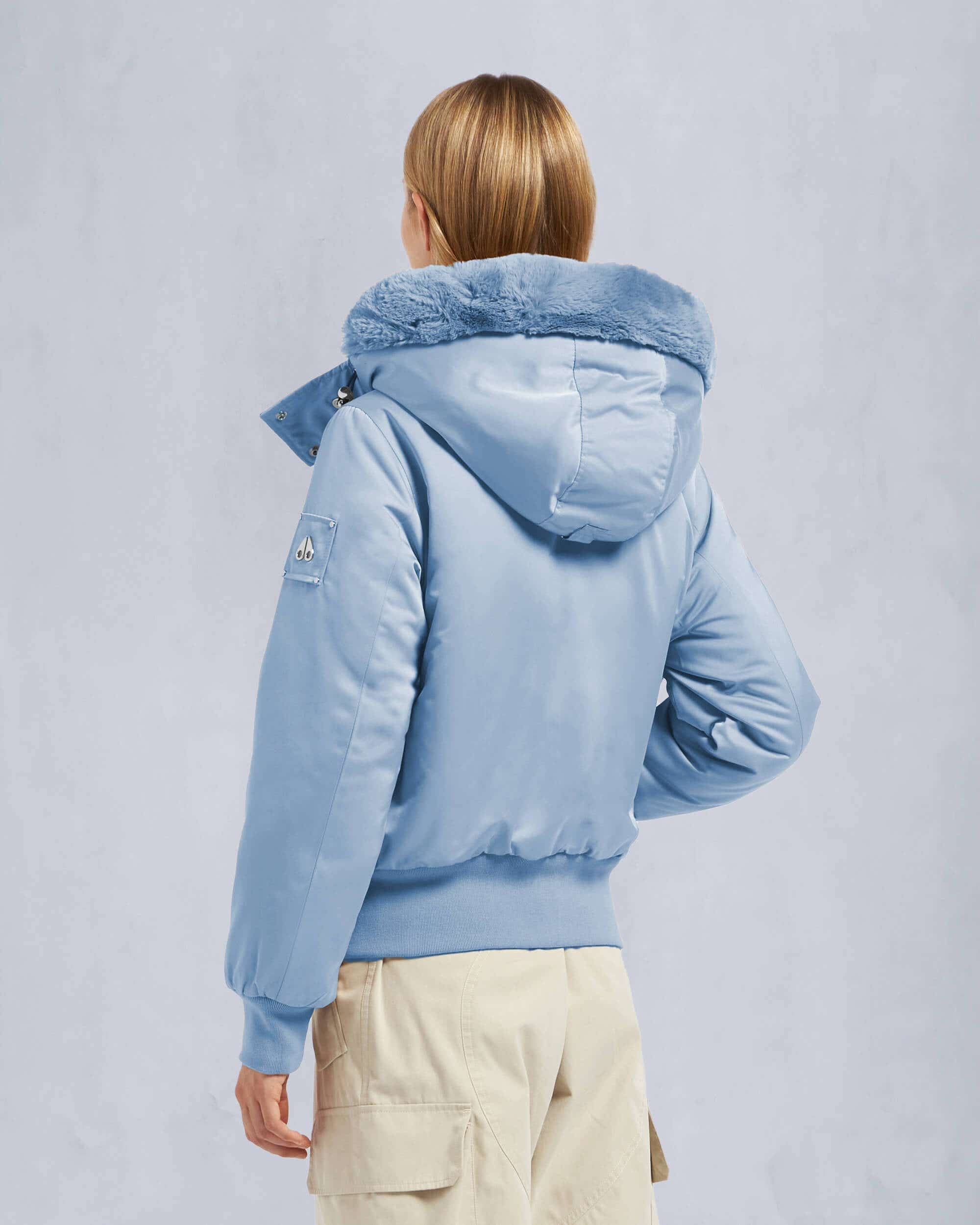 DEBBIE BUNNY SATIN BOMBER JACKET - 4