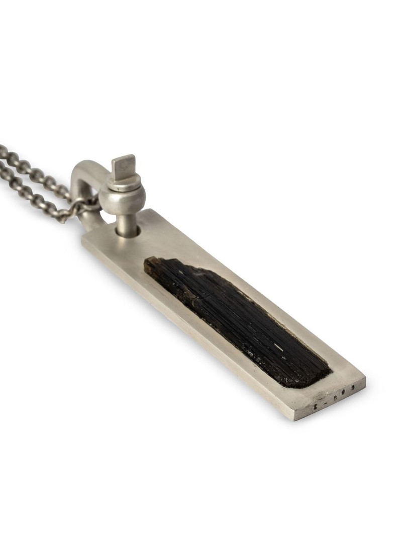 Parts of Four Plate Specimen enstatite necklace outlook