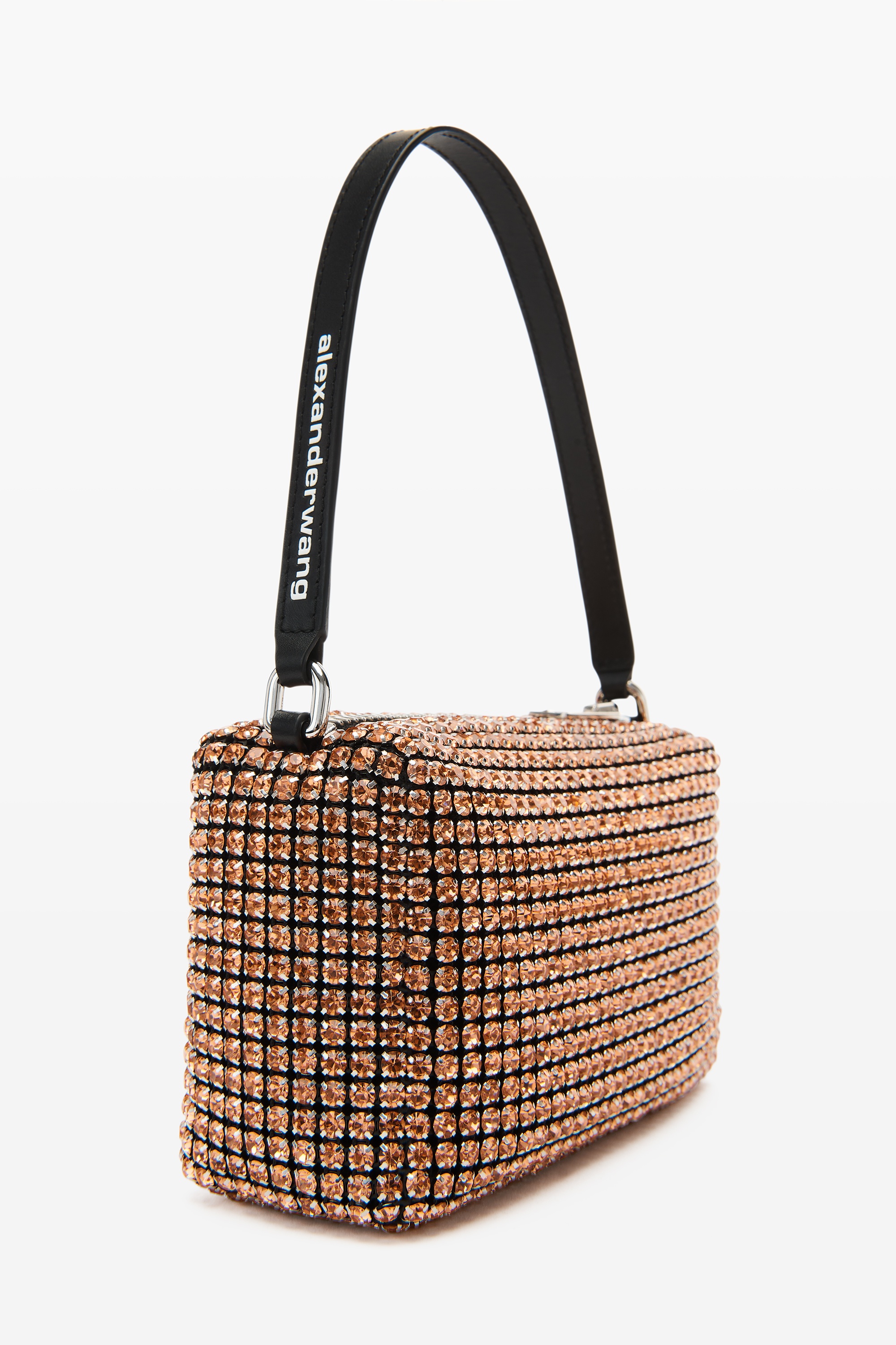 HEIRESS MEDIUM POUCH IN CRYSTAL MESH - 3