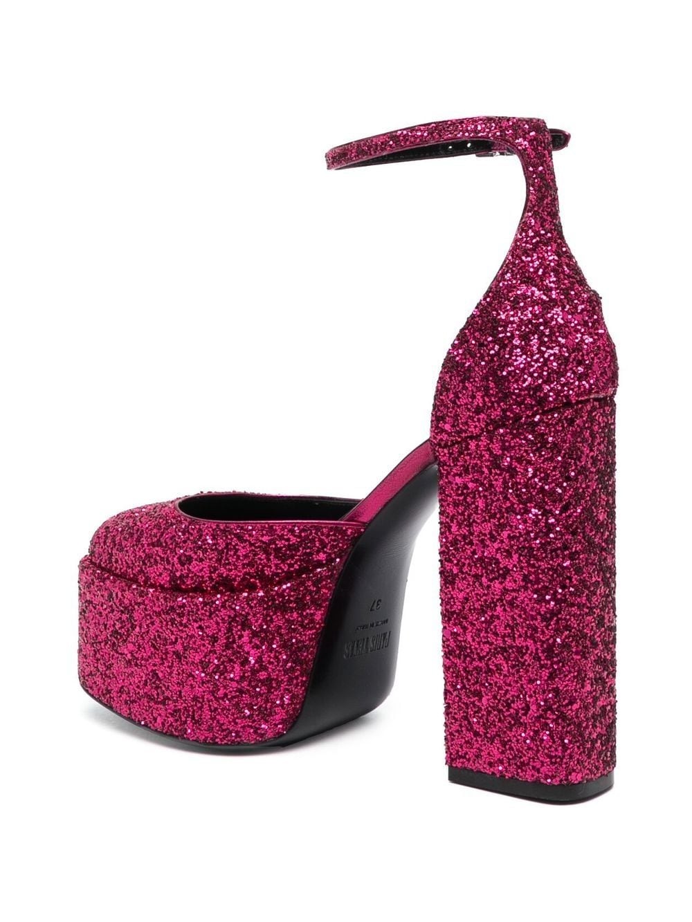 140mm glitter-embellished platform pumps - 3