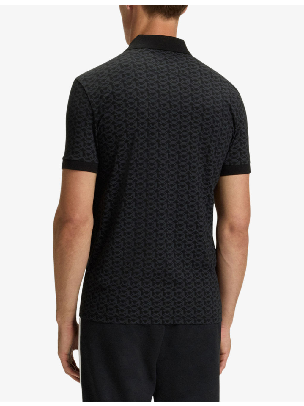 Graphic-Print Logo-Embroidered Stretch-Cotton Polo - 4