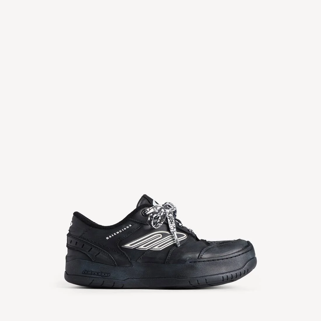 Women's Hamptons Platform Sneaker in Black - 1