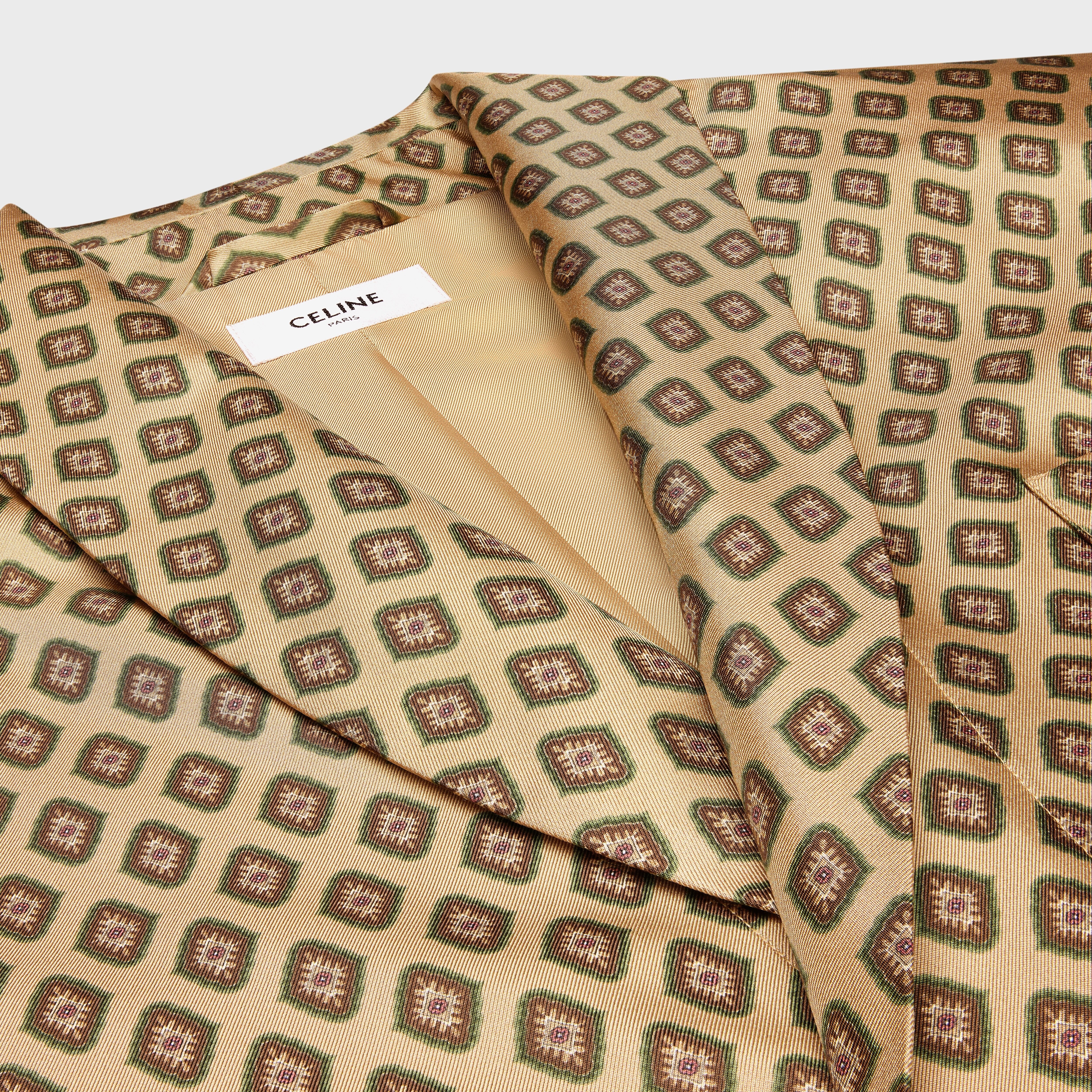 smoking shirt in silk twill - 3