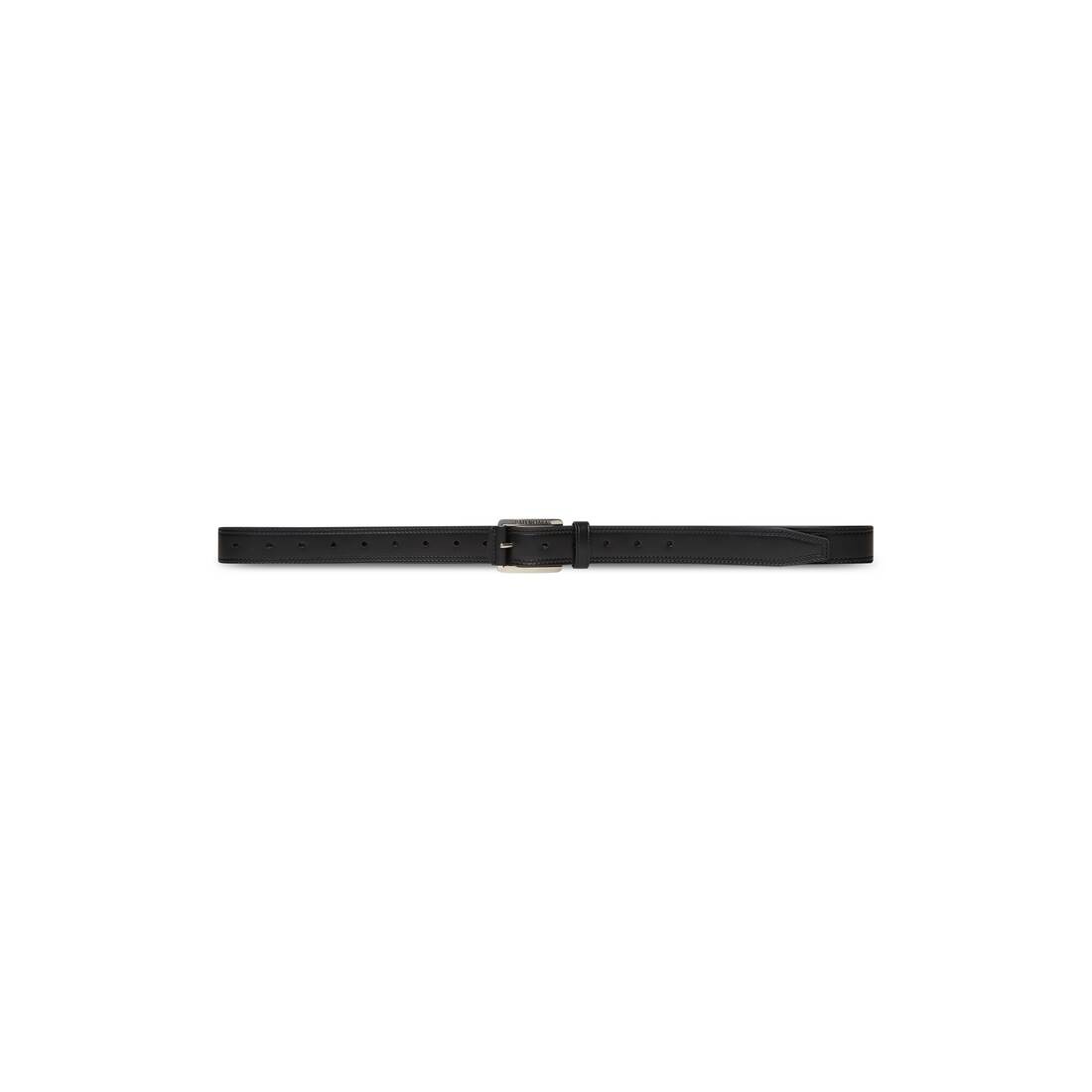 Men's Jeans Stitch Belt in Black - 1