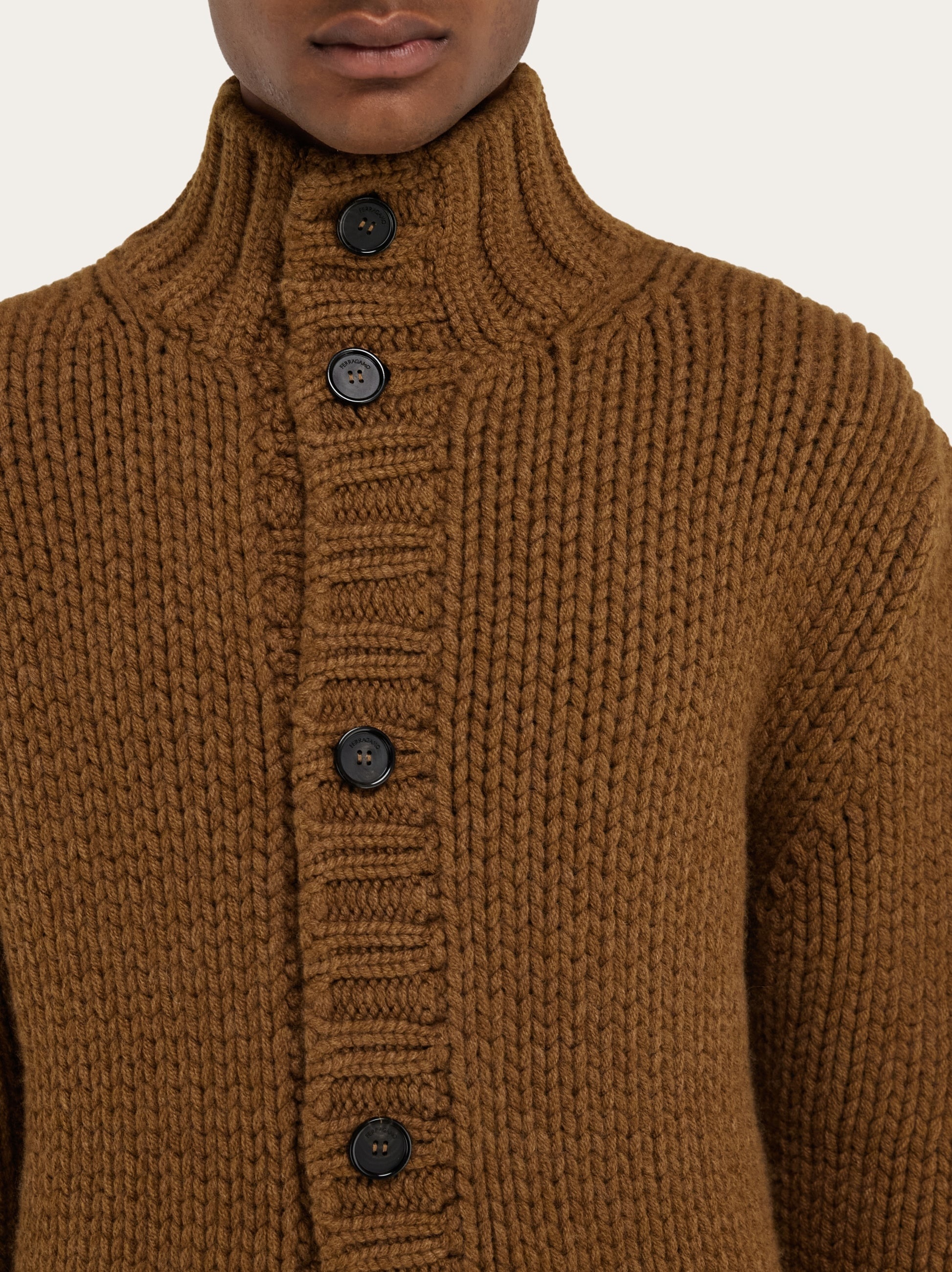 Wool and cashmere cardigan - 5