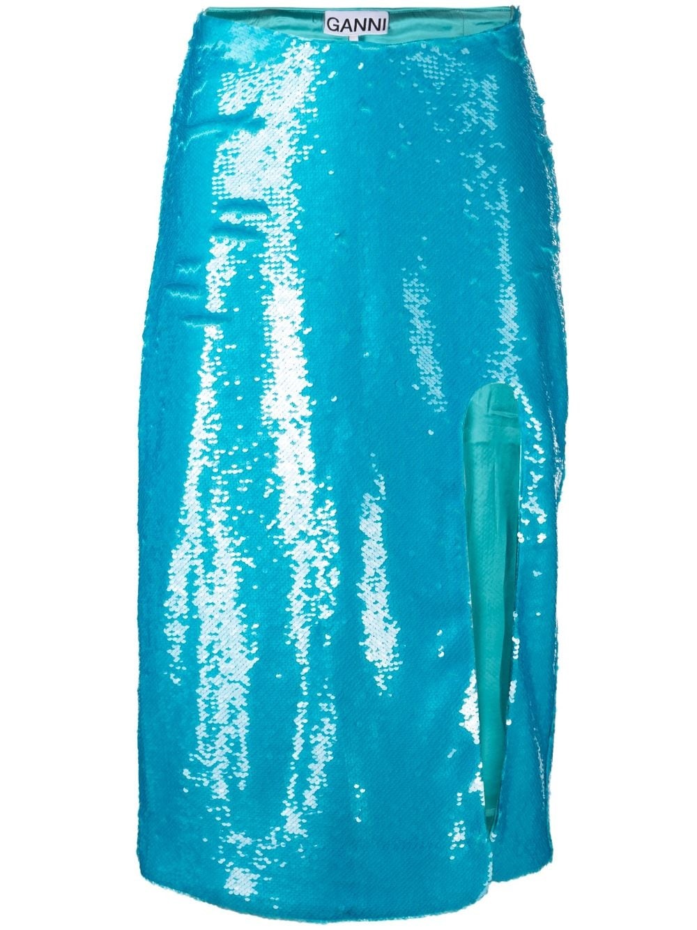 sequin-embellished midi skirt - 1