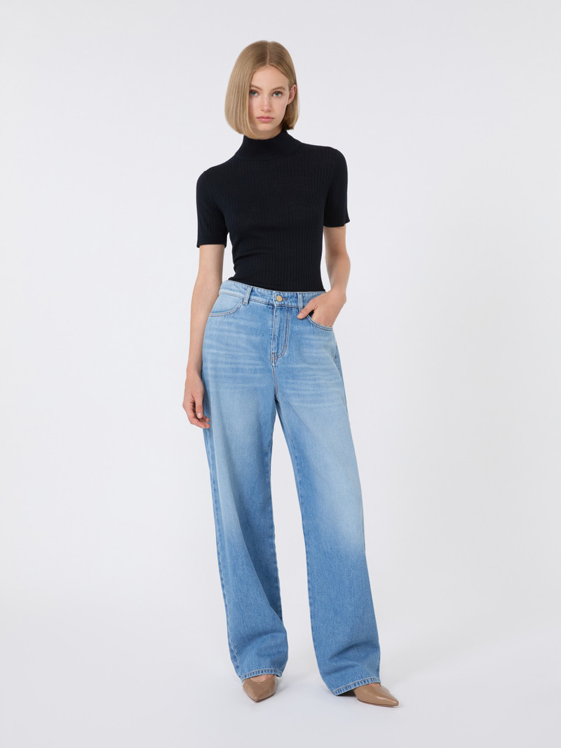 Max Mara JANGY Turtleneck in silk and wool outlook