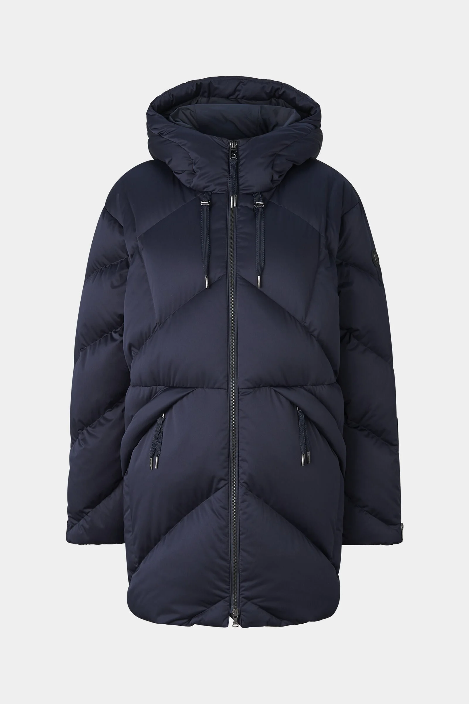 Glenda Down Parka in Navy - 1