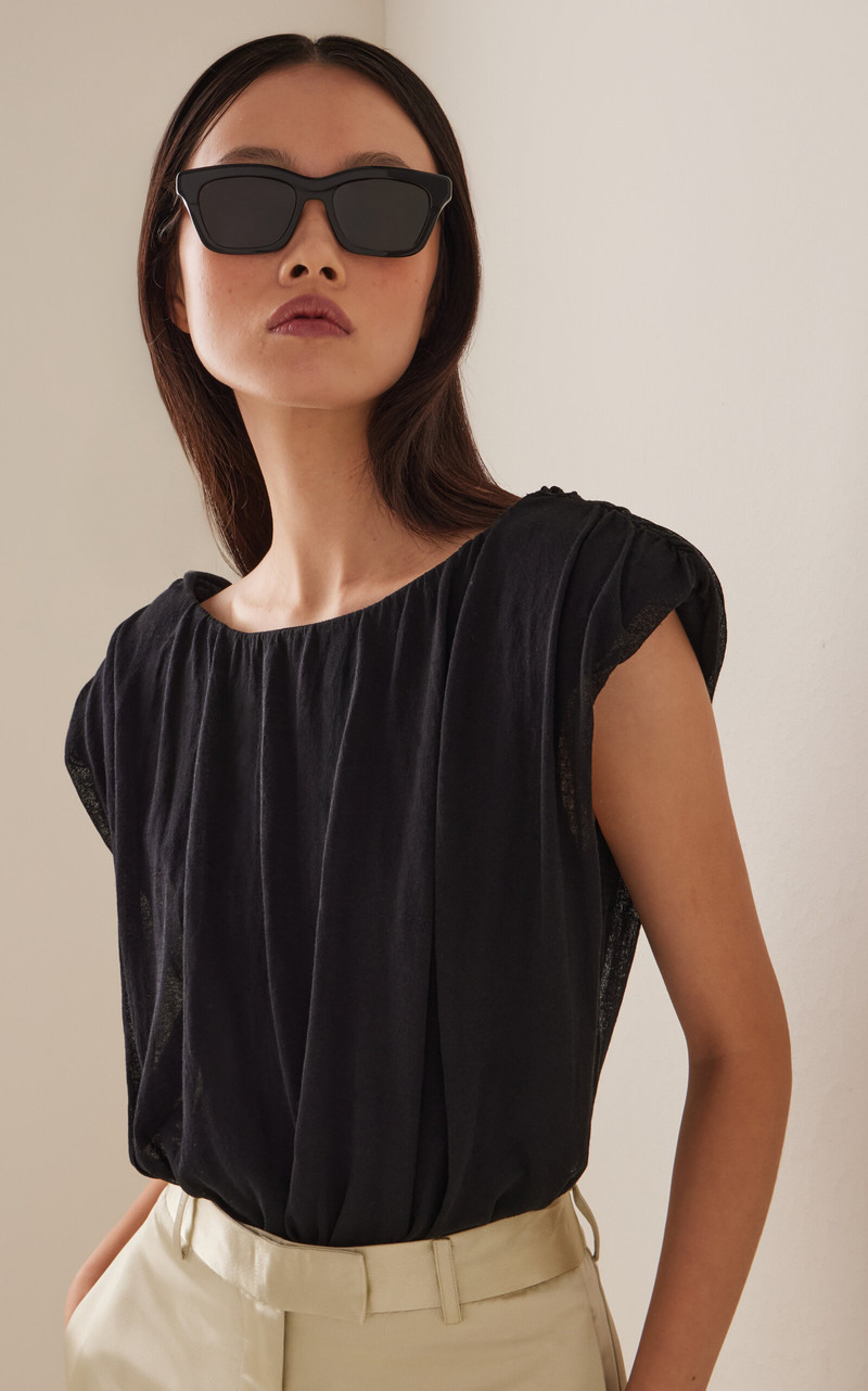 Loewe Square-Frame Acetate Sunglasses brown outlook