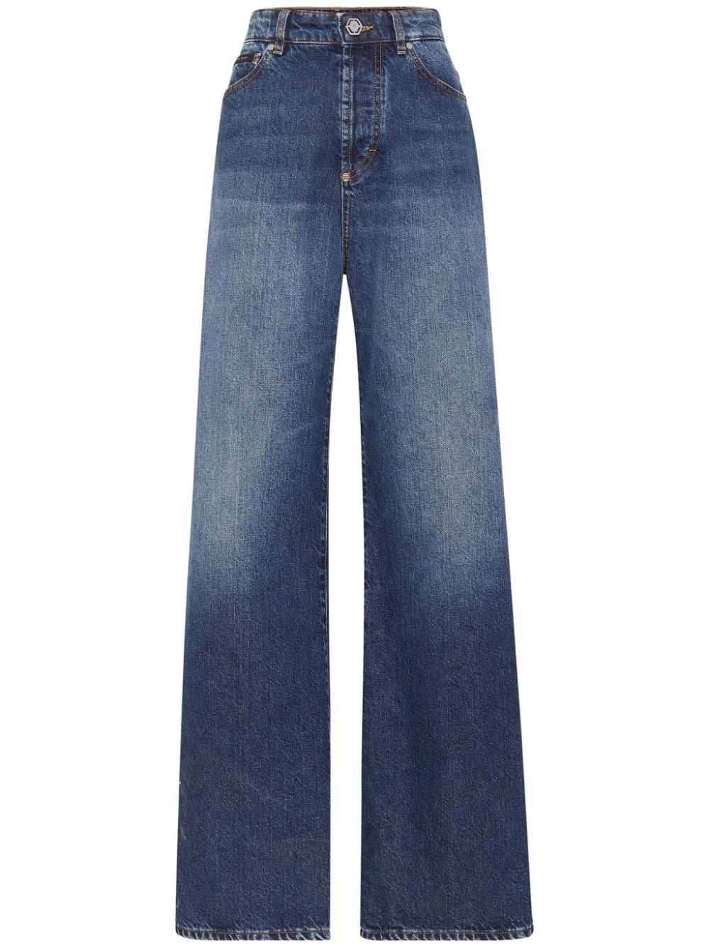 Skater high-rise wide-leg jeans - 1