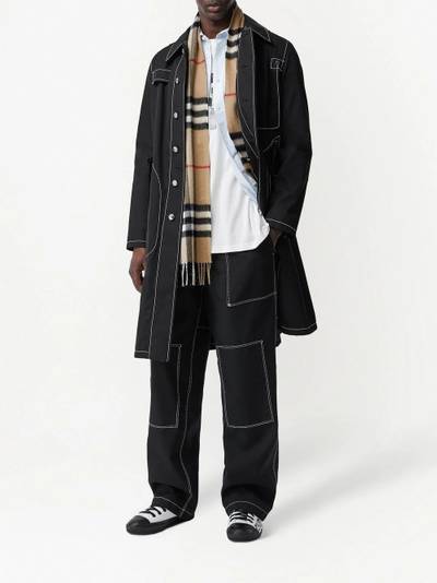 Burberry The Classic Check cashmere scarf outlook