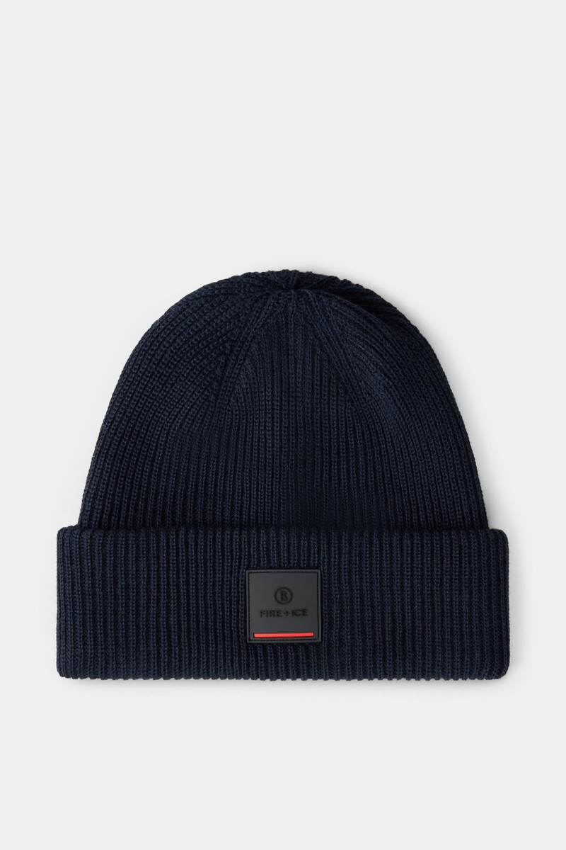 Tarek Knitted hat in Navy blue 1