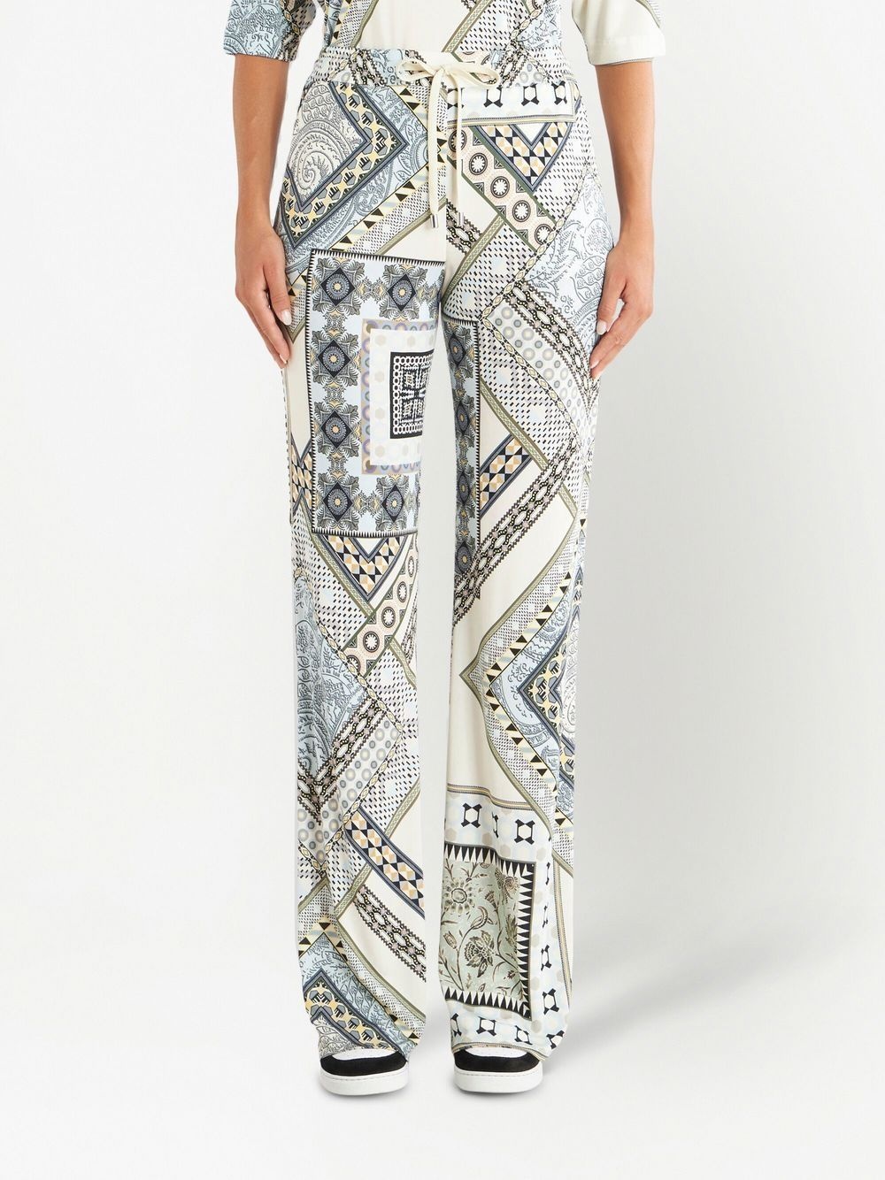 patchwork track pants - 3