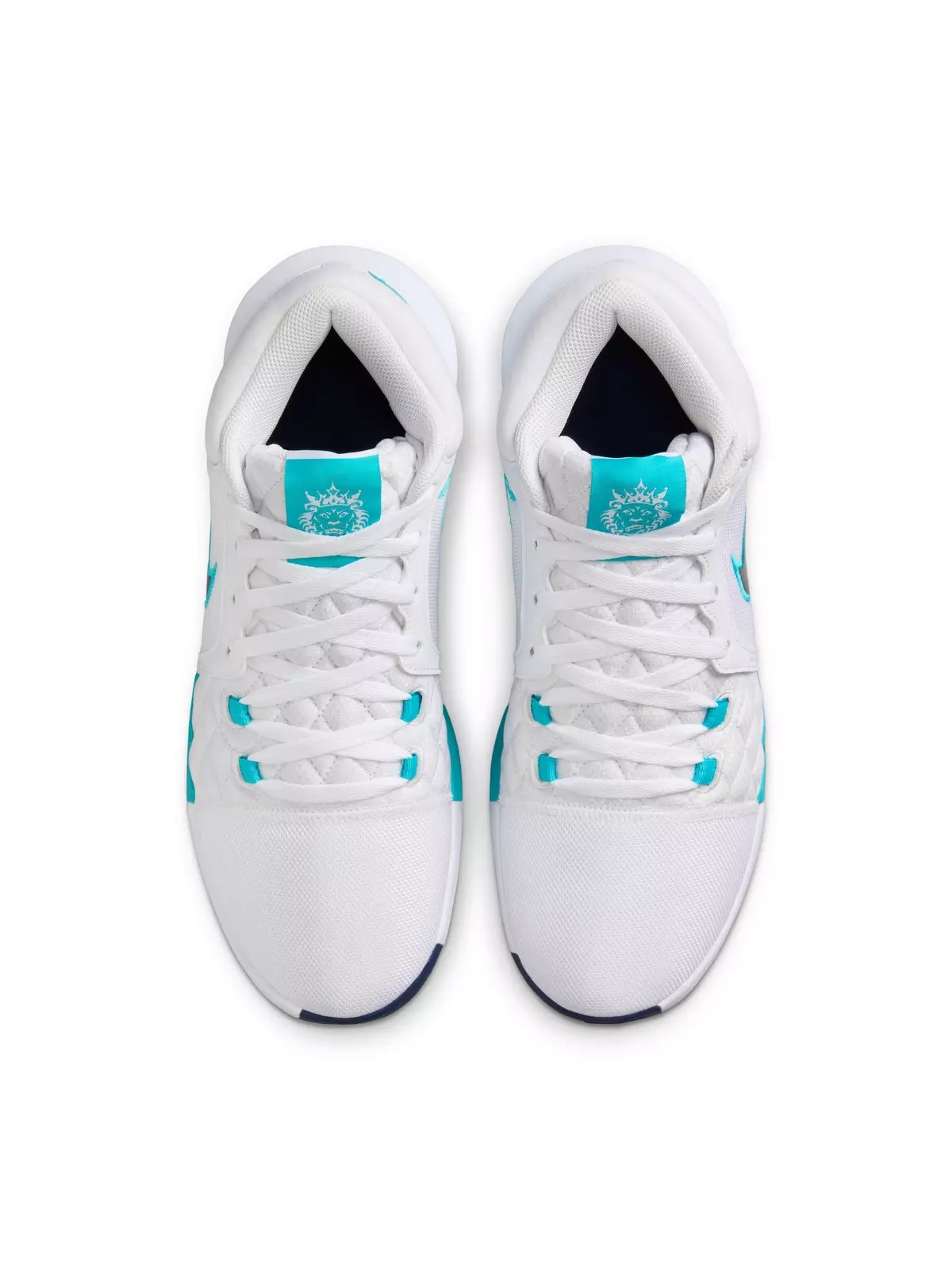 LeBron Witness VIII "White/Dusty Cactus/Obsidian" Men's Basketball Shoe - 4