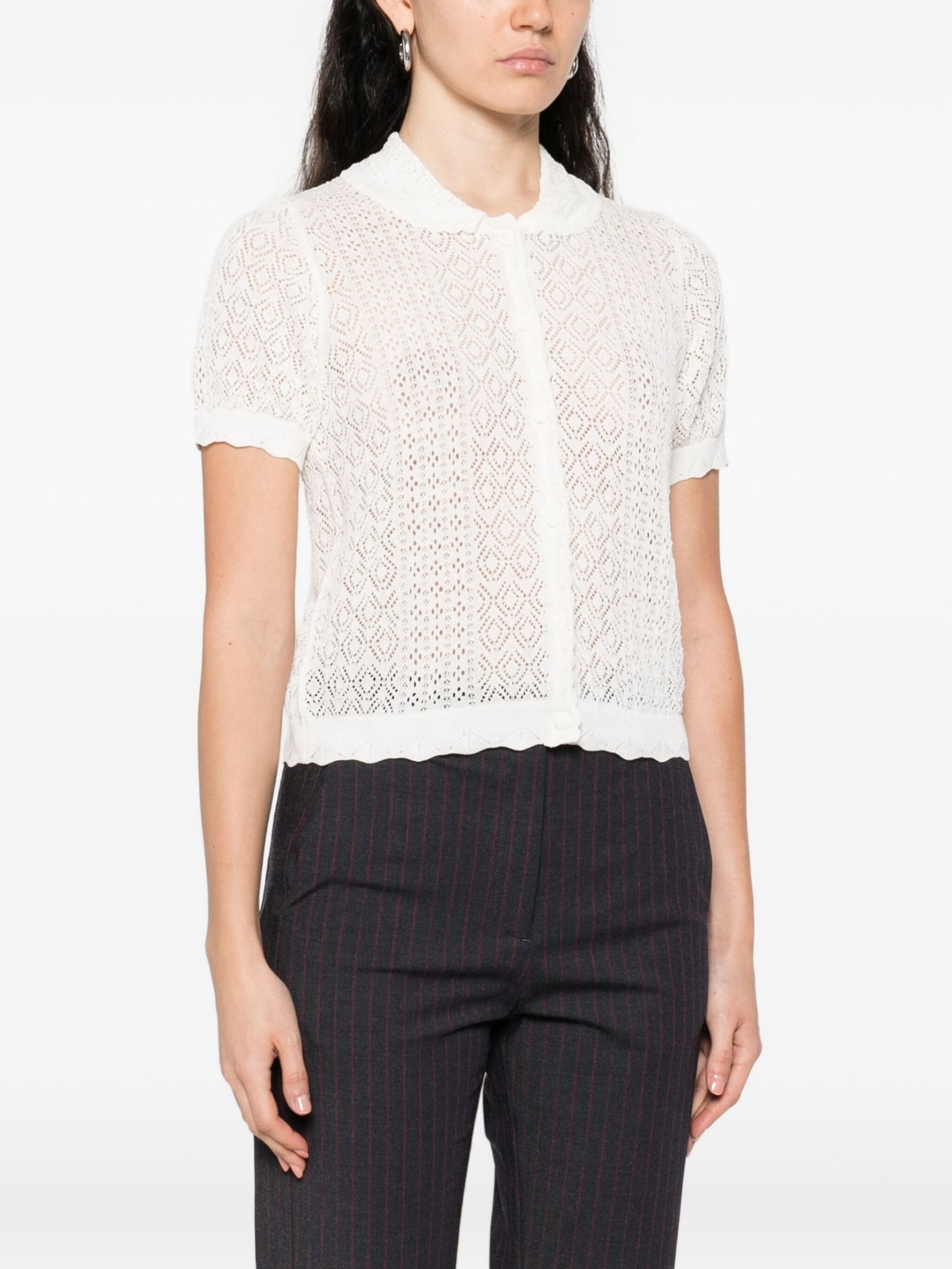 Eveline crochet-knit cardigan - 3