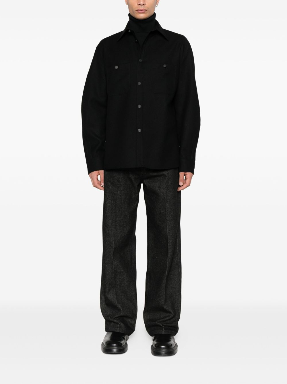 WOOL SHIRT JACKET - 2