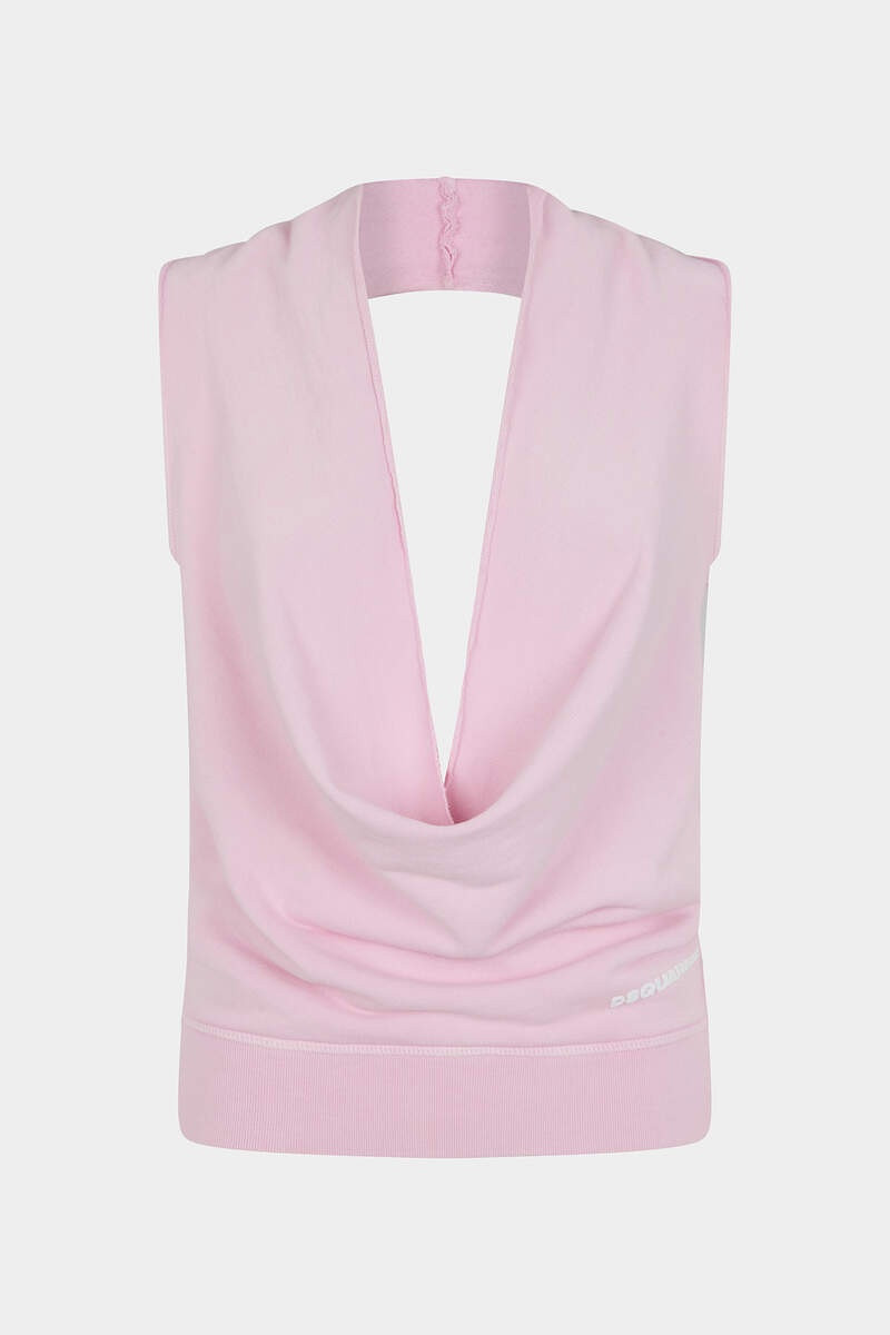 PLUNGING NECKLINE HALTER TOP 1