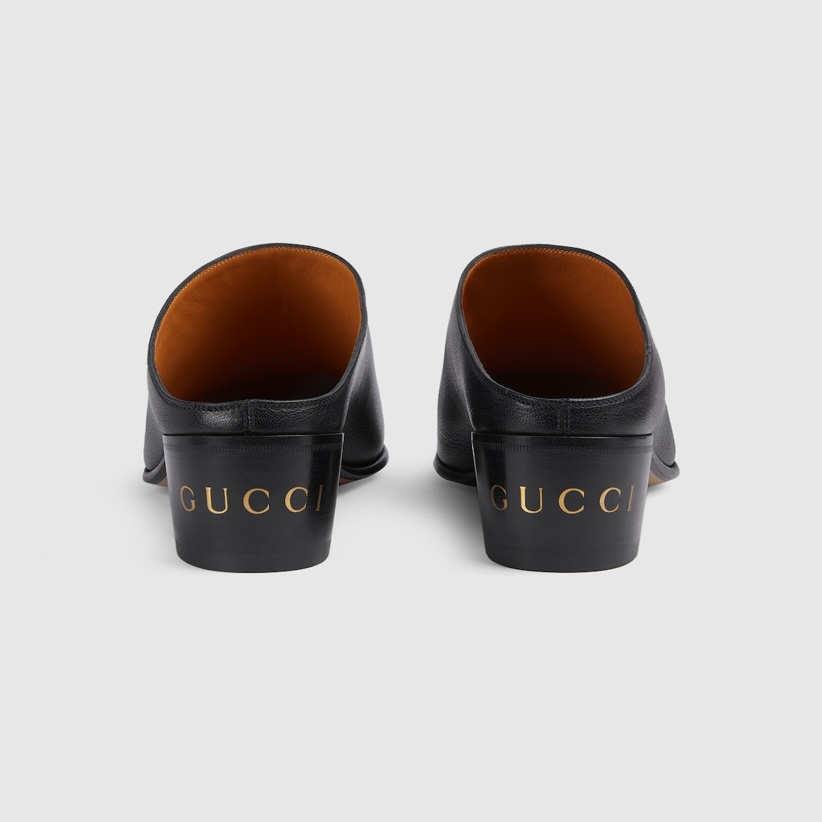 Men's heeled mule - 4
