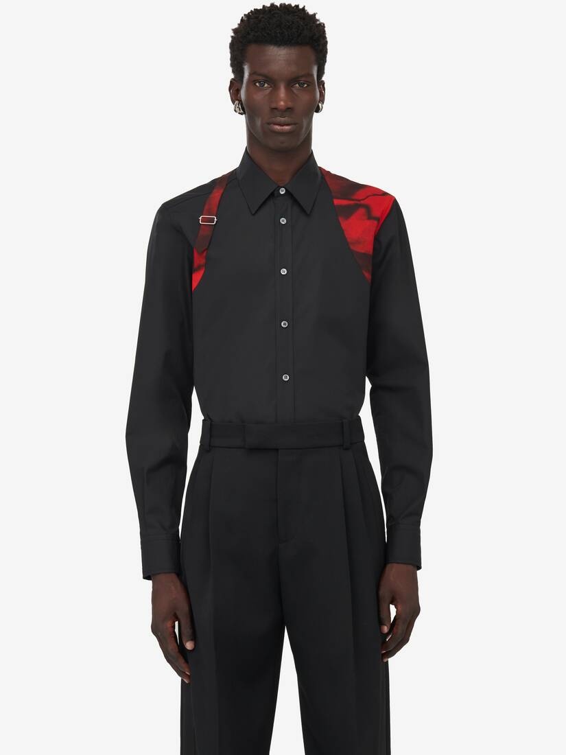 Men's Harness Shirt in Black - 5