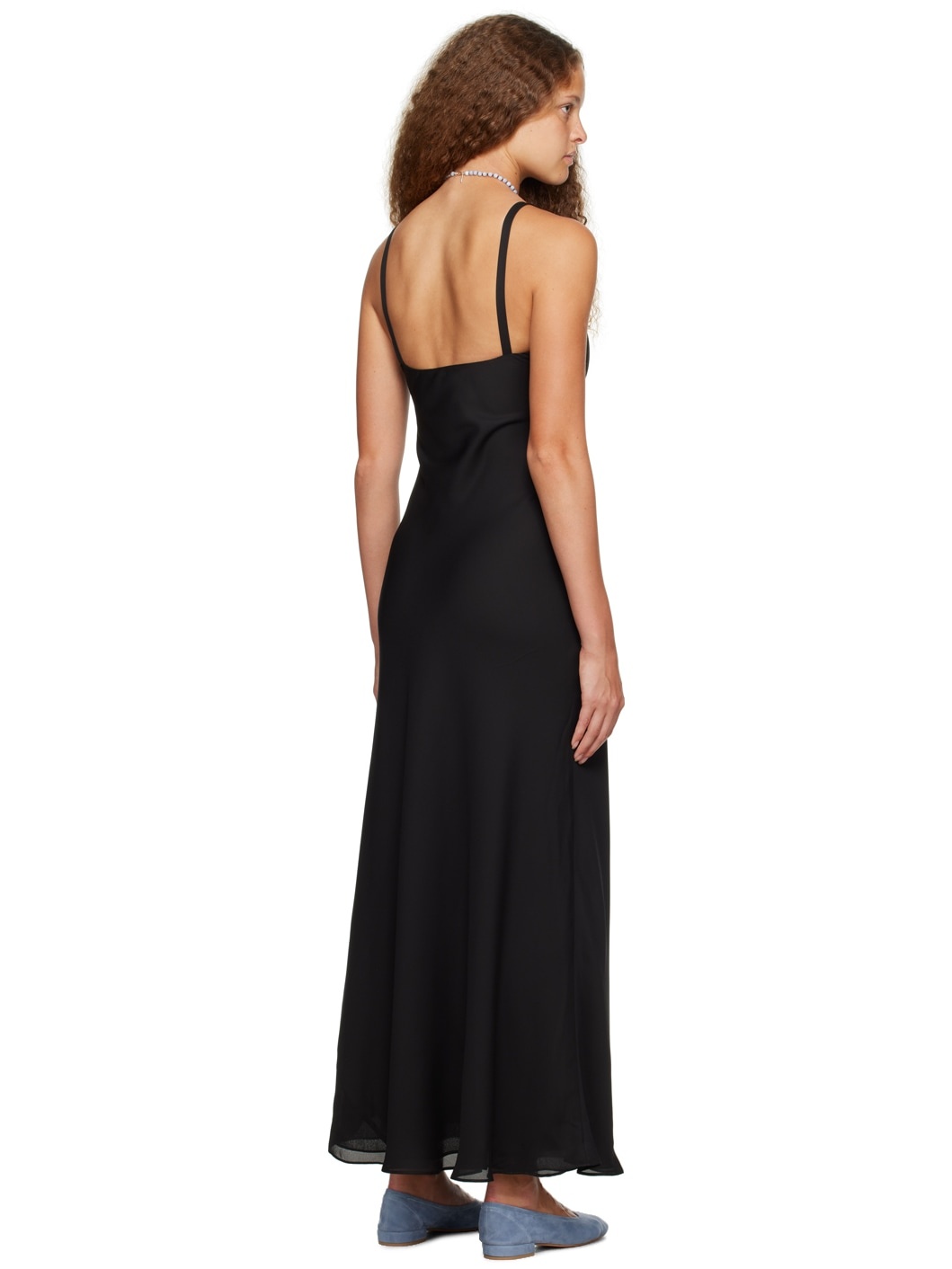 Black Georgie Maxi Dress - 3