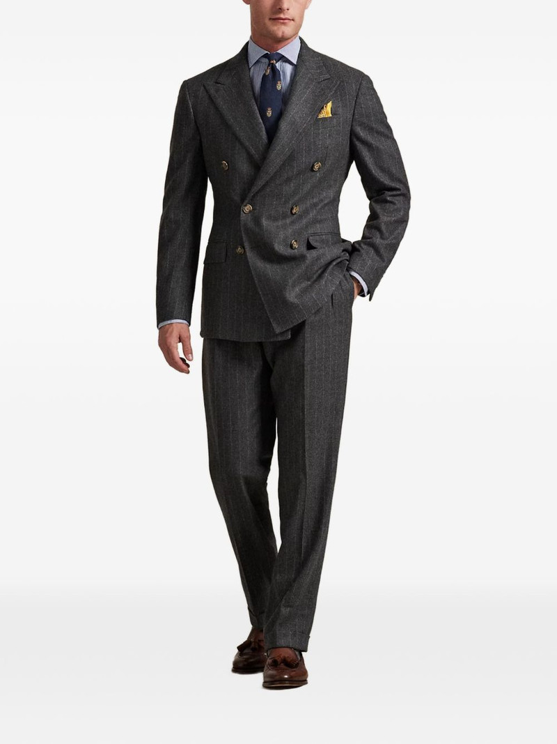 Polo Ralph Lauren pinstripe-pattern double-breasted suit outlook
