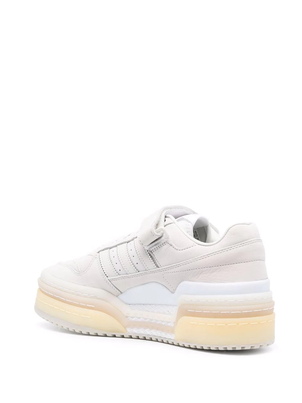 panelled flatform sneakers - 3