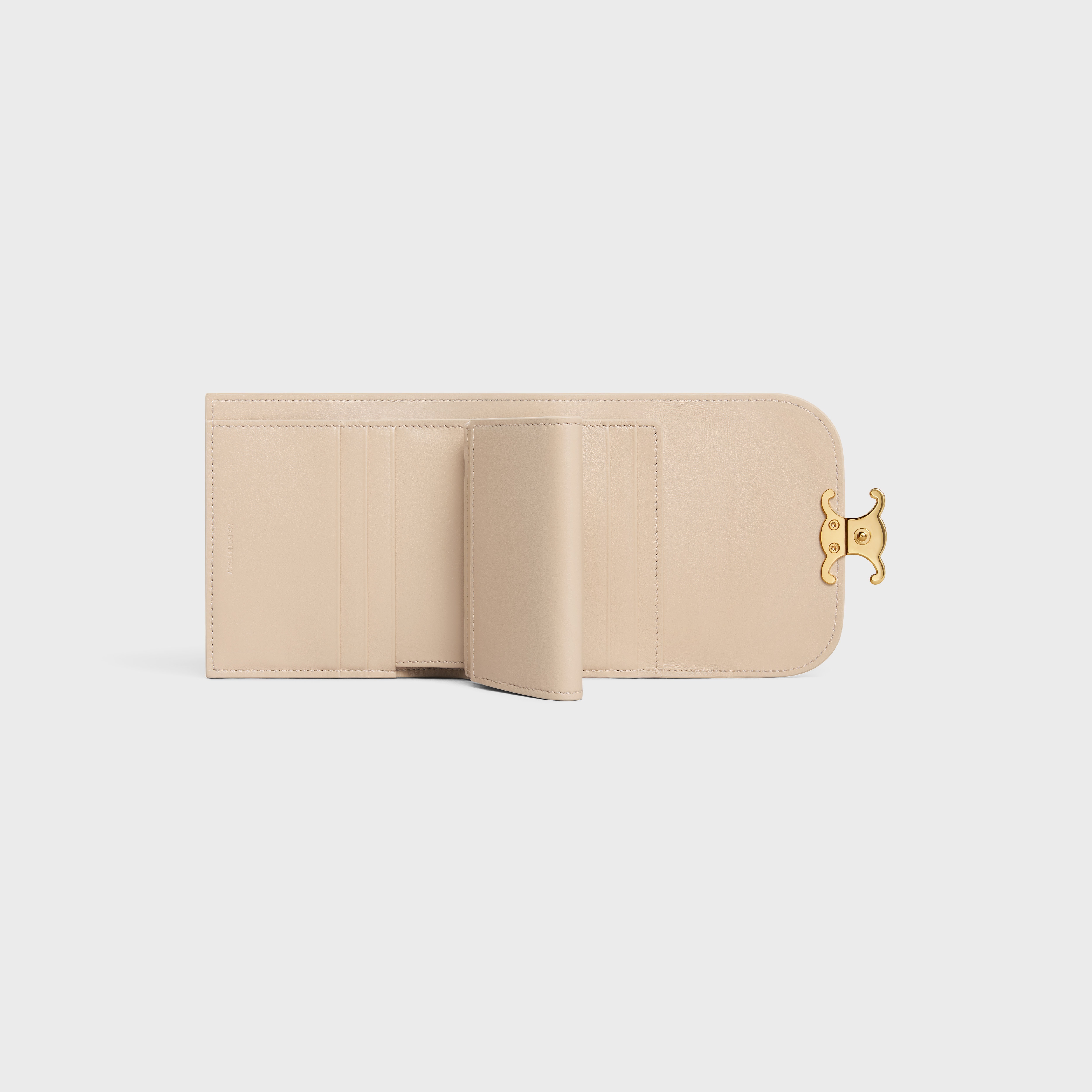 Small Wallet TRIOMPHE in Shiny calfskin - 4