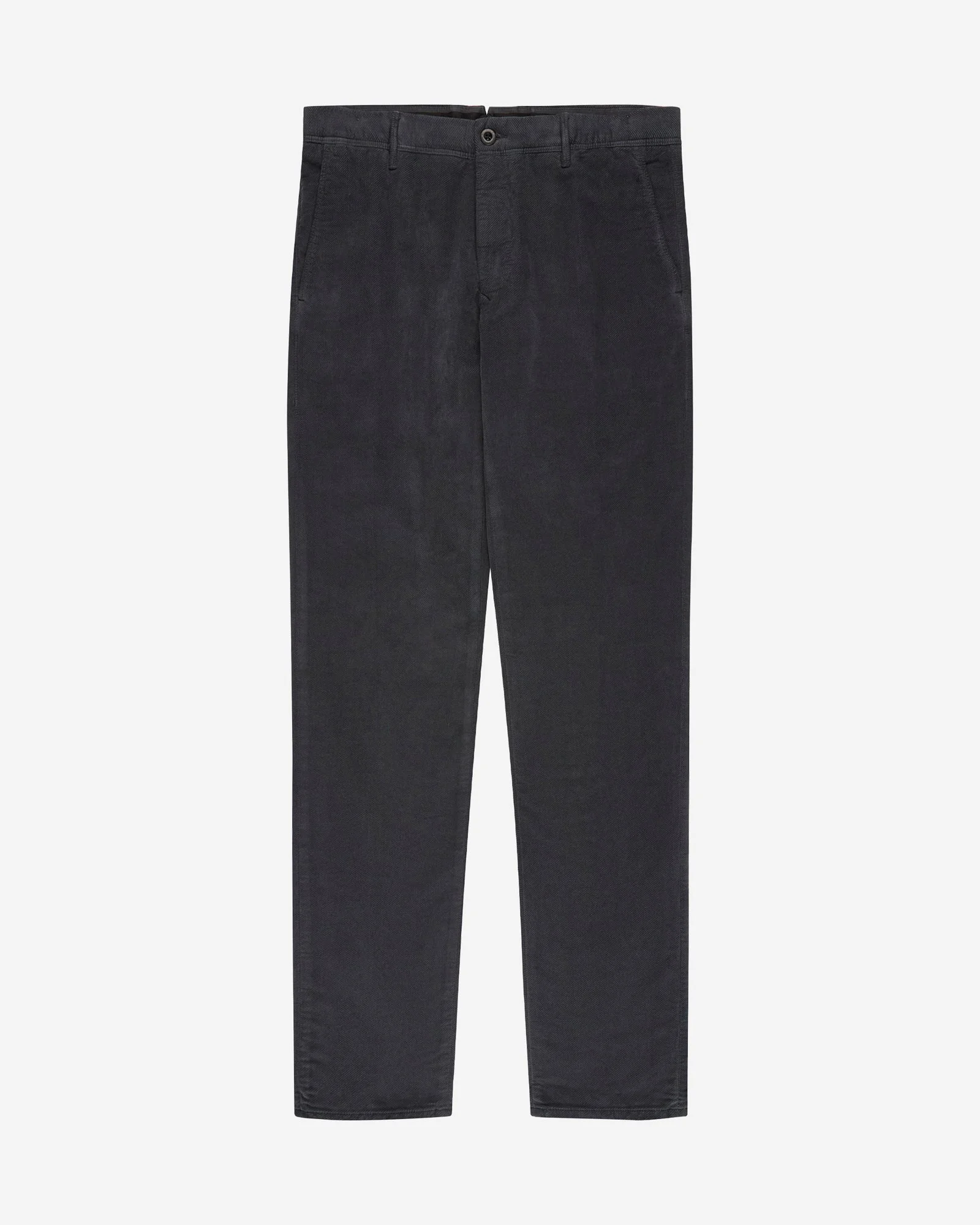 Slim-fit velvet trousers - 1