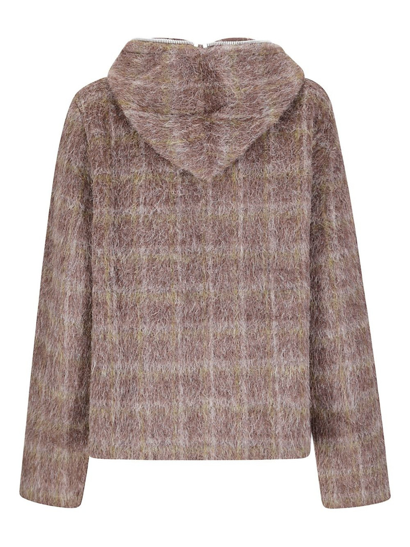 Our Legacy check-pattern zip-up cardigan outlook