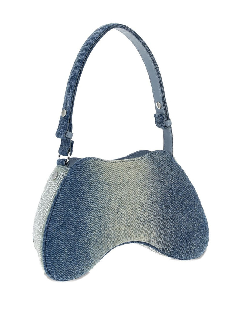 Diesel rhinestone-embellished shoulder bag outlook